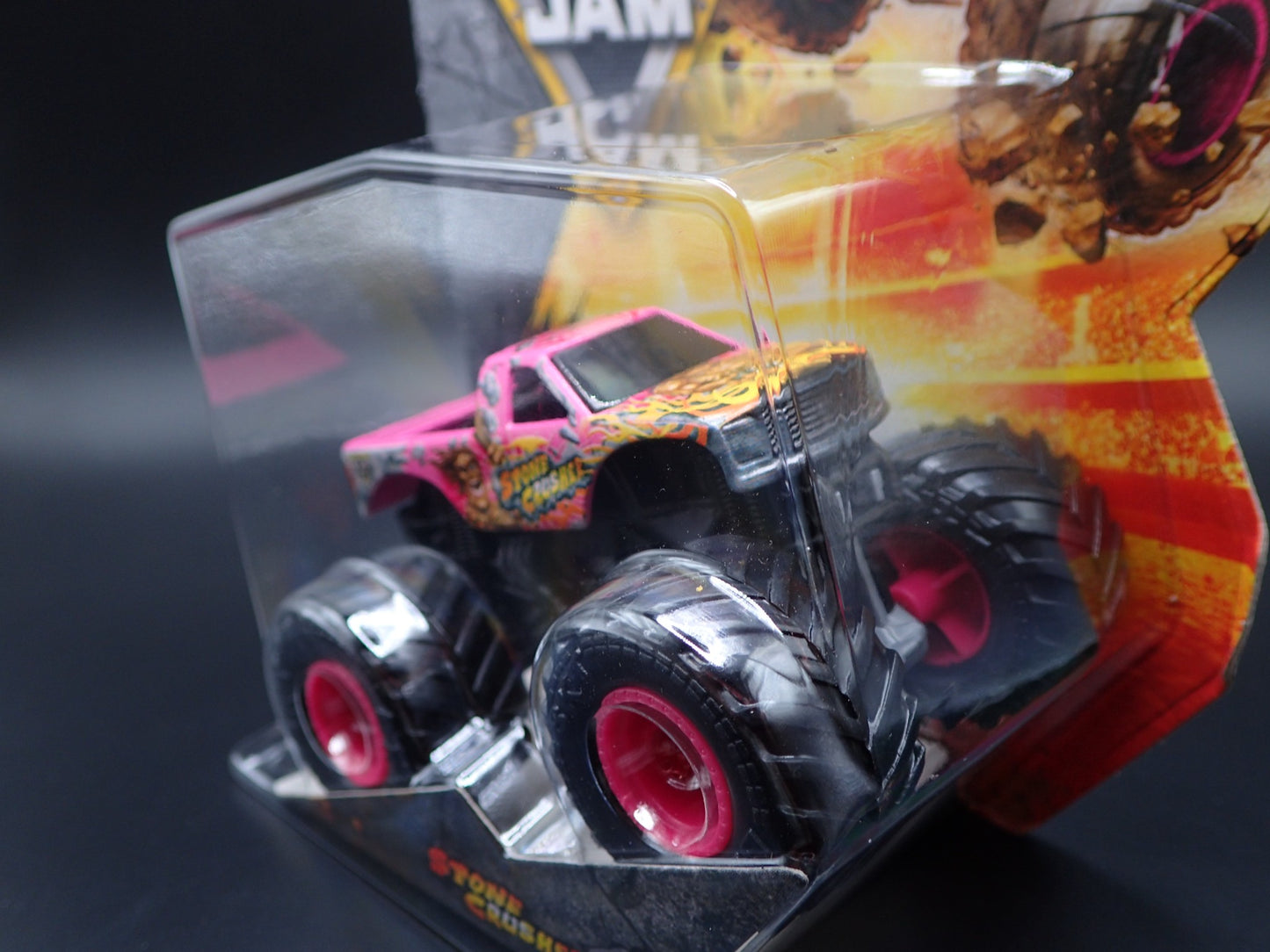 2025 SPIN MASTER MONSTER JAM TRUCK STONE CRUSHER DANGER DIVAS PINK SERIES 43