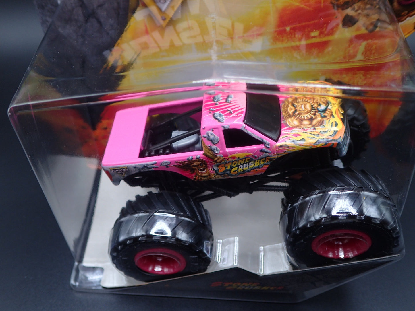 2025 SPIN MASTER MONSTER JAM TRUCK STONE CRUSHER DANGER DIVAS PINK SERIES 43
