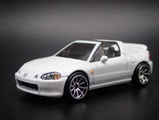 1993-1998 HONDA DEL SOL CRX WHITE 1:64 SCALE COLLECTIBLE DIECAST MODEL CAR
