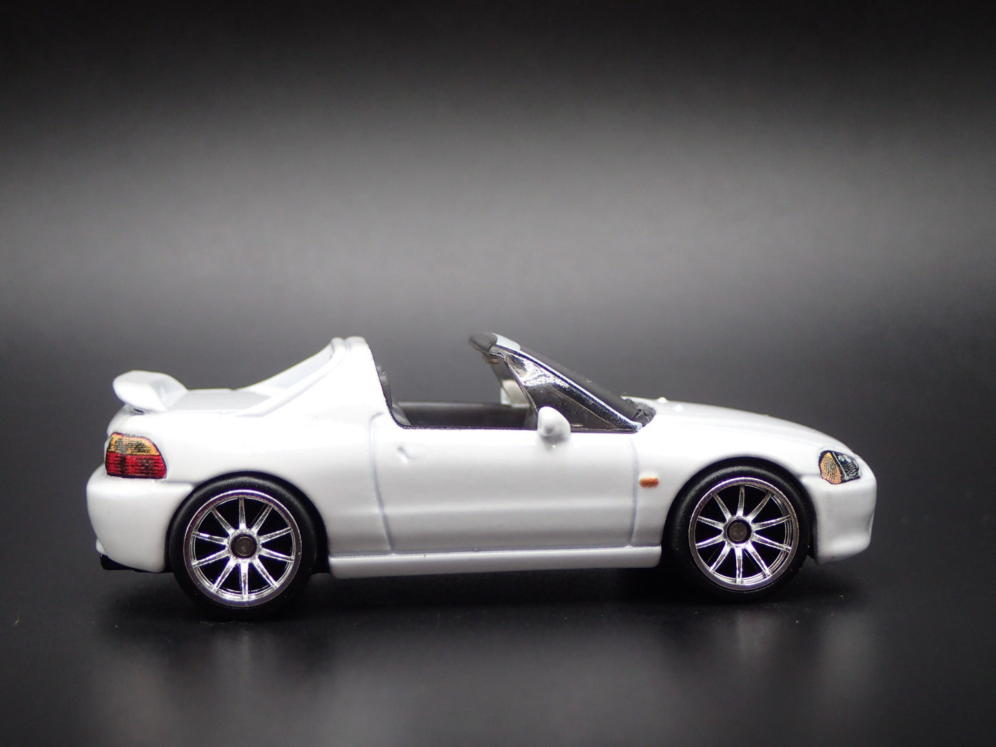 1993-1998 HONDA DEL SOL CRX WHITE 1:64 SCALE COLLECTIBLE DIECAST MODEL CAR