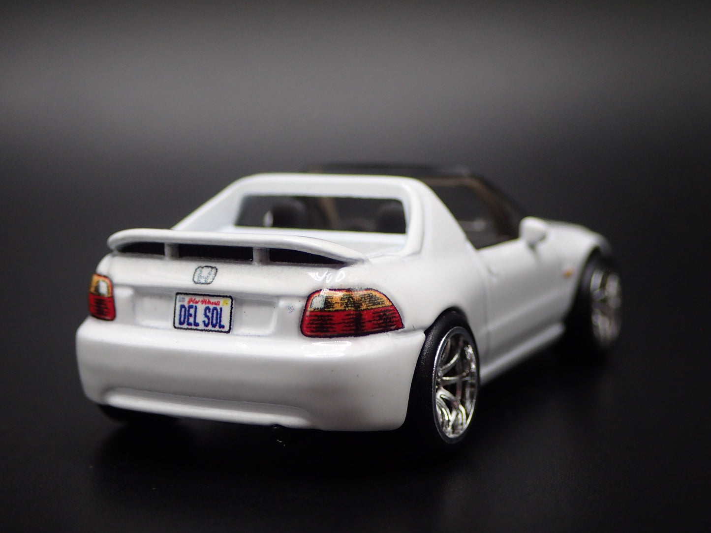 1993-1998 HONDA DEL SOL CRX WHITE 1:64 SCALE COLLECTIBLE DIECAST MODEL CAR