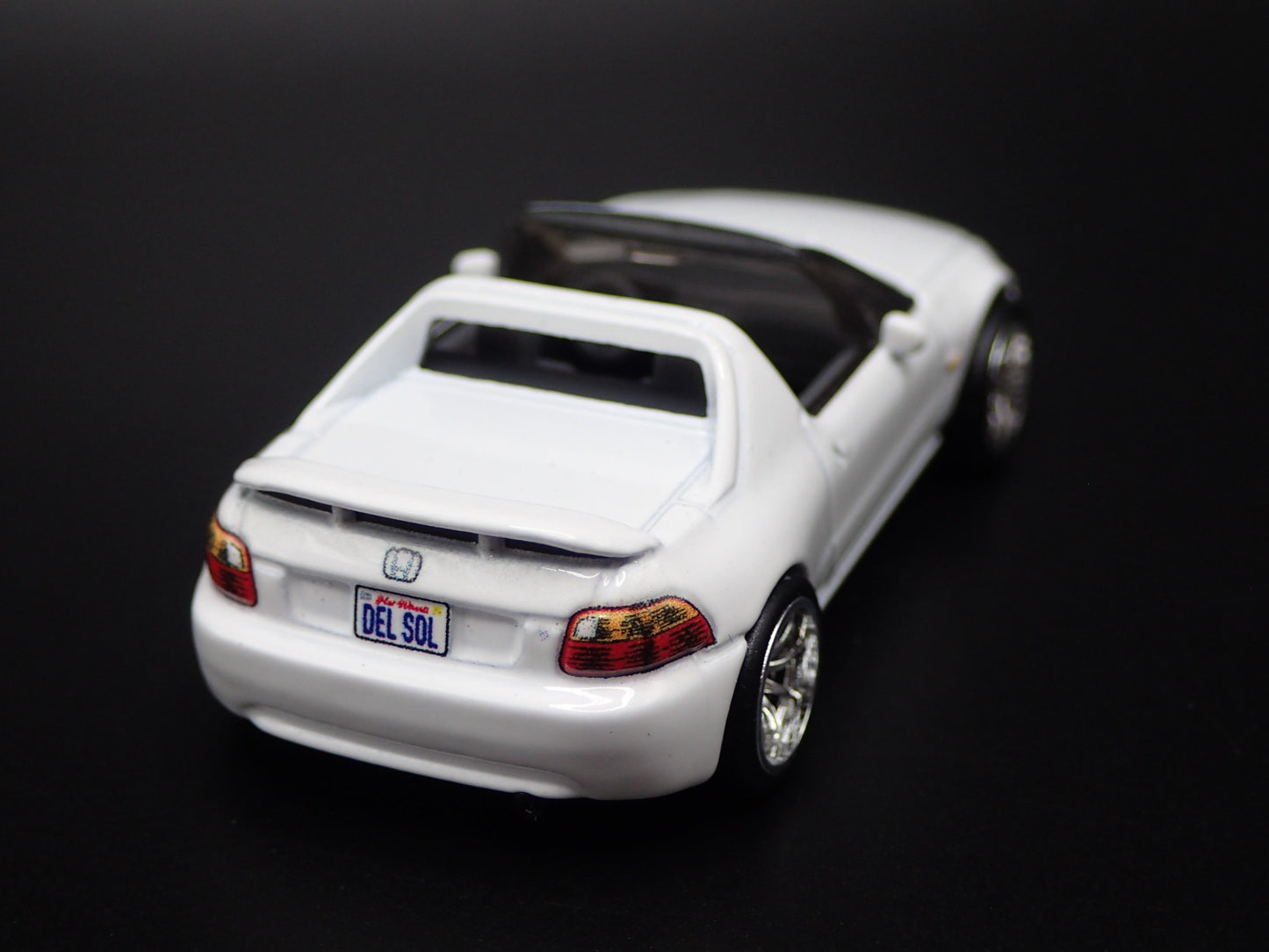 1993-1998 HONDA DEL SOL CRX WHITE 1:64 SCALE COLLECTIBLE DIECAST MODEL CAR