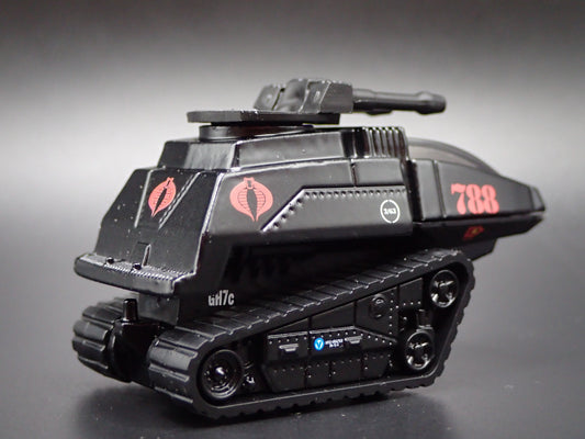 GI JOE COBRA H I S S HISS ARMORED TANK BLACK 1:64 SCALE DIECAST MODEL CAR