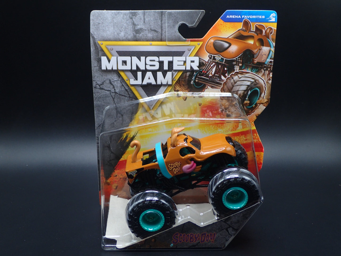 2025 SPIN MASTER MONSTER JAM TRUCK SCOOBY DOO ARENA FAVORITES SERIES 43 RARE