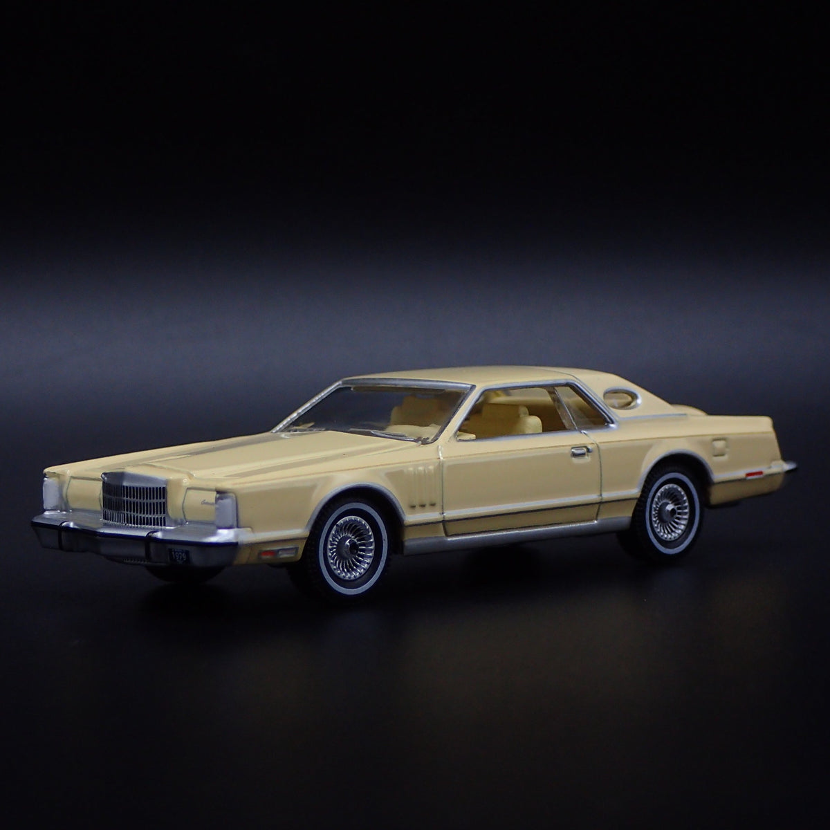 1979 79 LINCOLN CONTINENTAL MARK V RARE 1:64 SCALE DIORAMA DIECAST MODEL CAR-Burning Rubber Toy Company