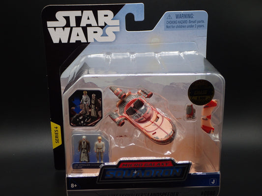 2025 STAR WARS MICRO GALAXY SQUADRON LUKE SKYWALKERS LANDSPEEDER CHASE SERIES 4