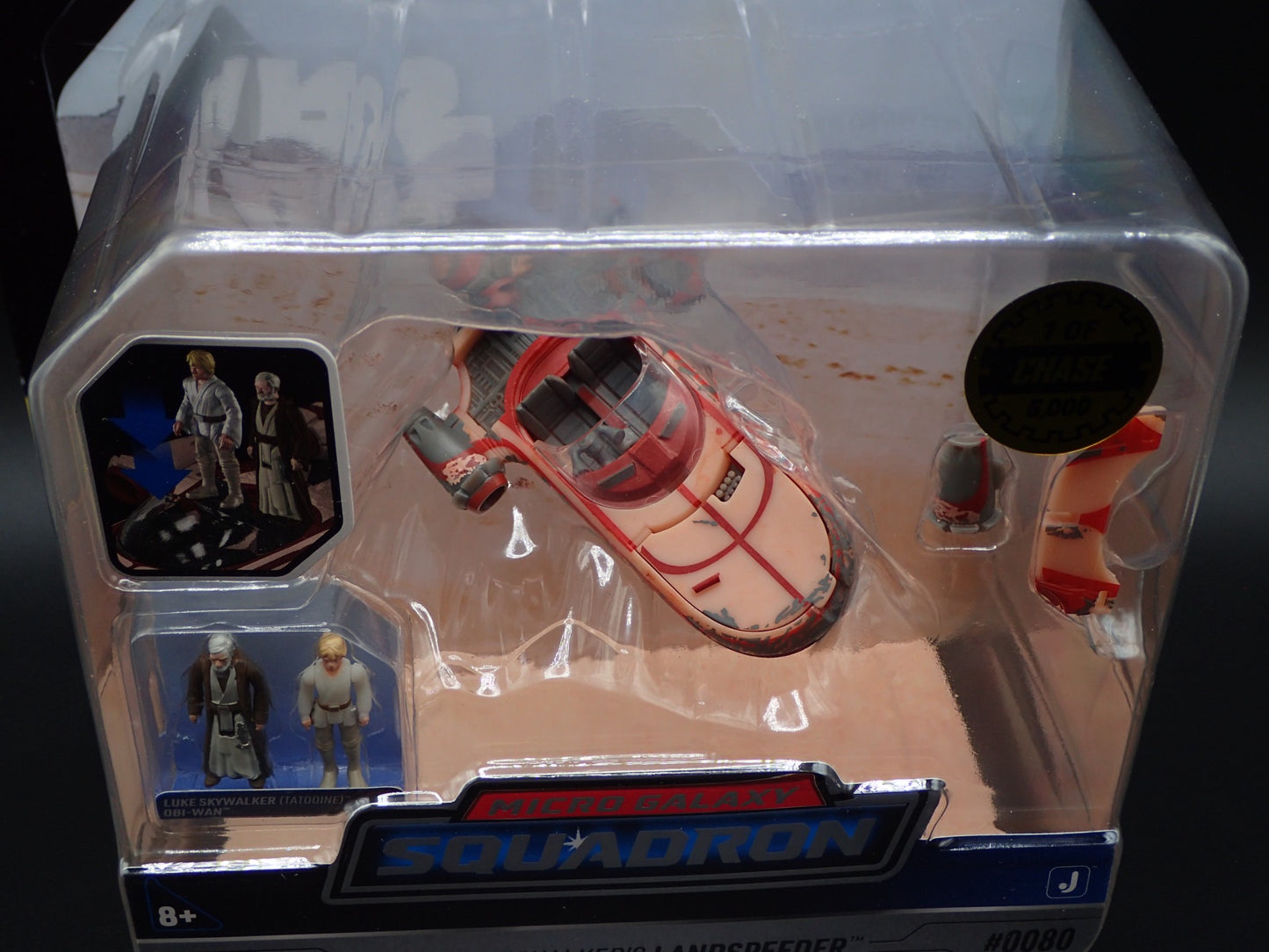 2025 STAR WARS MICRO GALAXY SQUADRON LUKE SKYWALKERS LANDSPEEDER CHASE SERIES 4