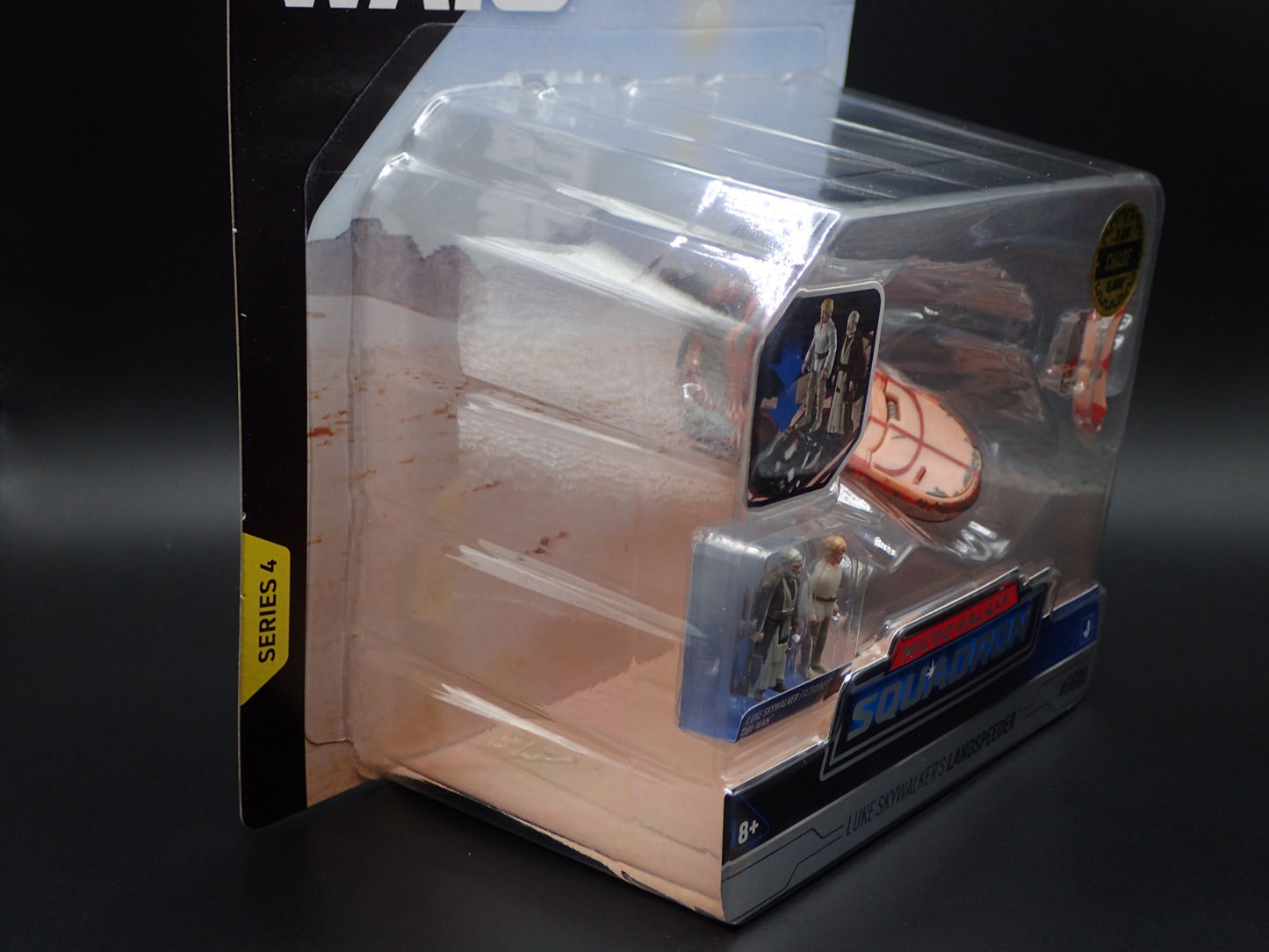 2025 STAR WARS MICRO GALAXY SQUADRON LUKE SKYWALKERS LANDSPEEDER CHASE SERIES 4