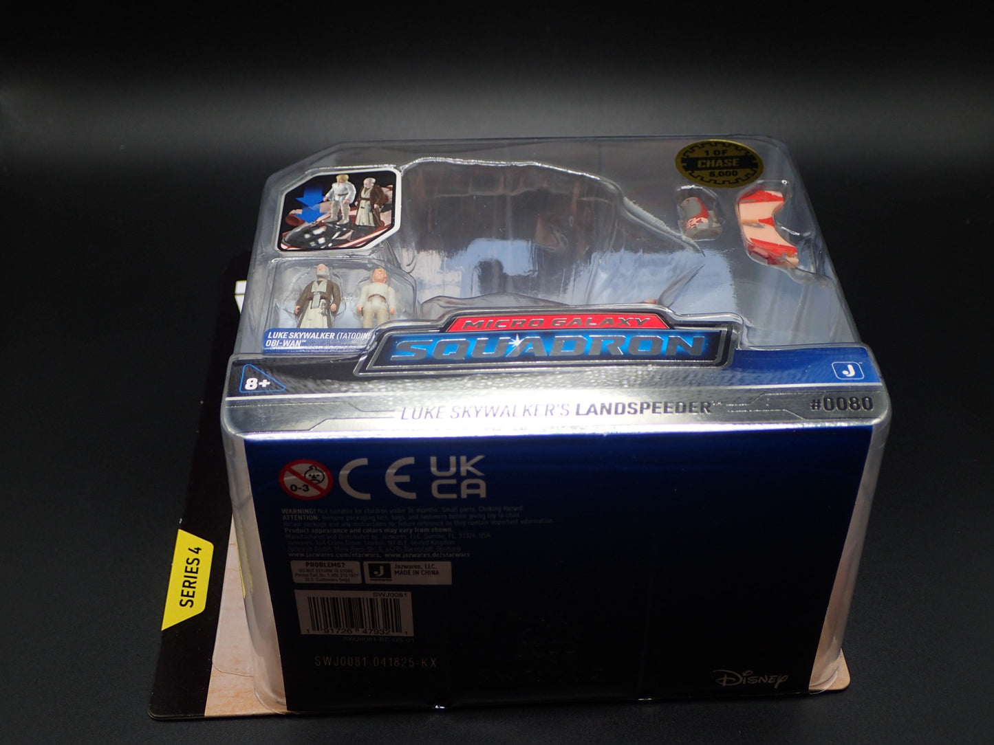 2025 STAR WARS MICRO GALAXY SQUADRON LUKE SKYWALKERS LANDSPEEDER CHASE SERIES 4