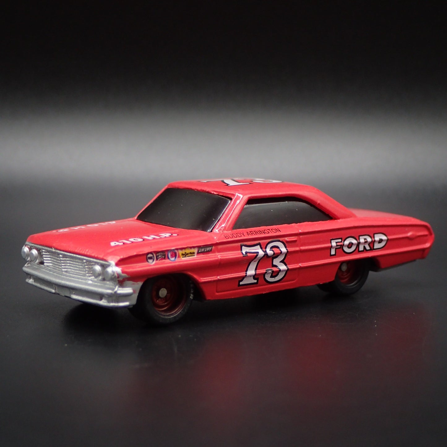 1969 69 FORD TORINO COBRA BUDDY ARRINGTON 73 NASCAR 1:64 SCALE DIECAST MODEL CAR
