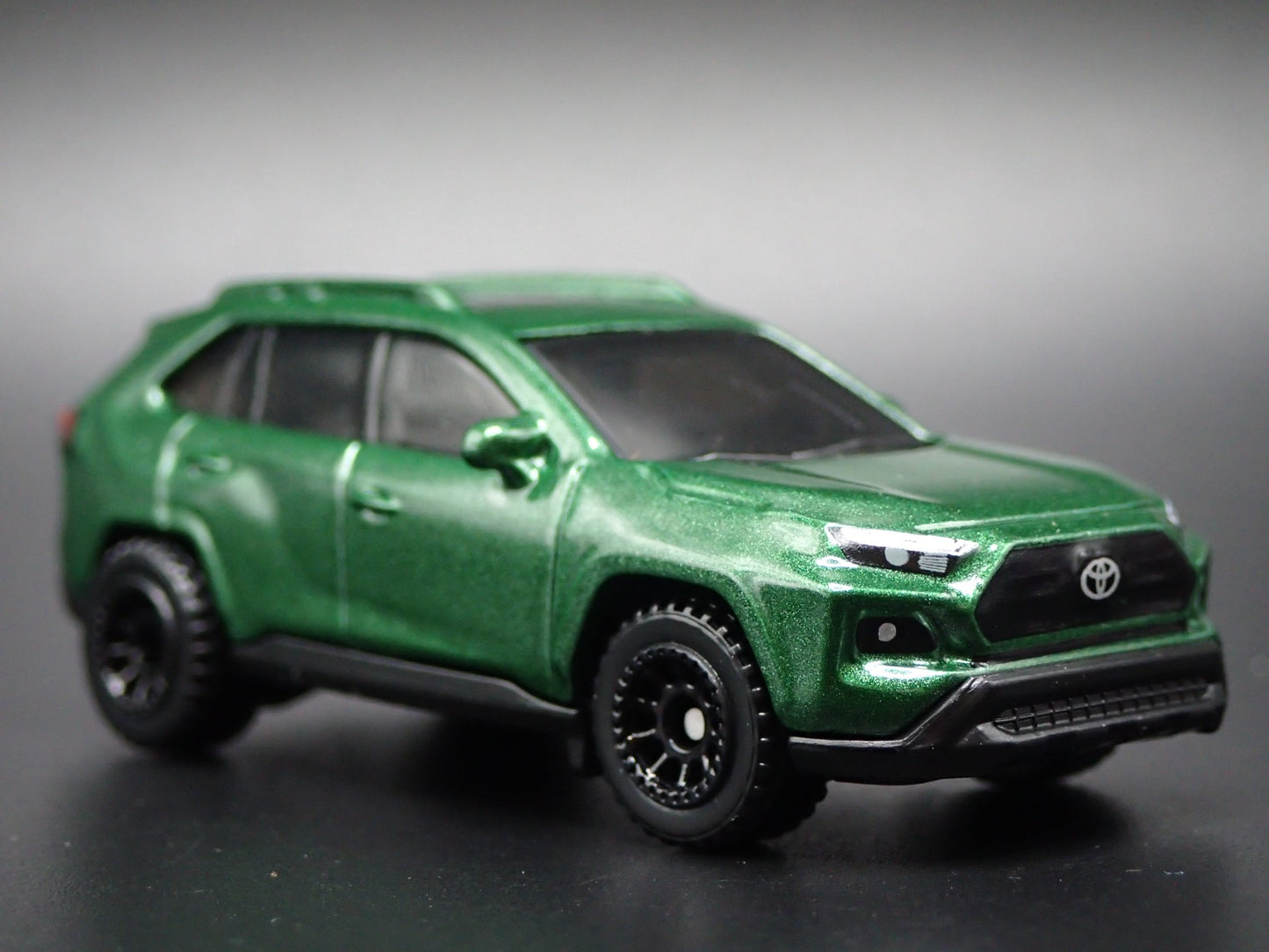 2019-2025 TOYOTA RAV4 TRD SUV GREEN 1/64 SCALE COLLECTIBLE DIECAST MODEL TRUCK