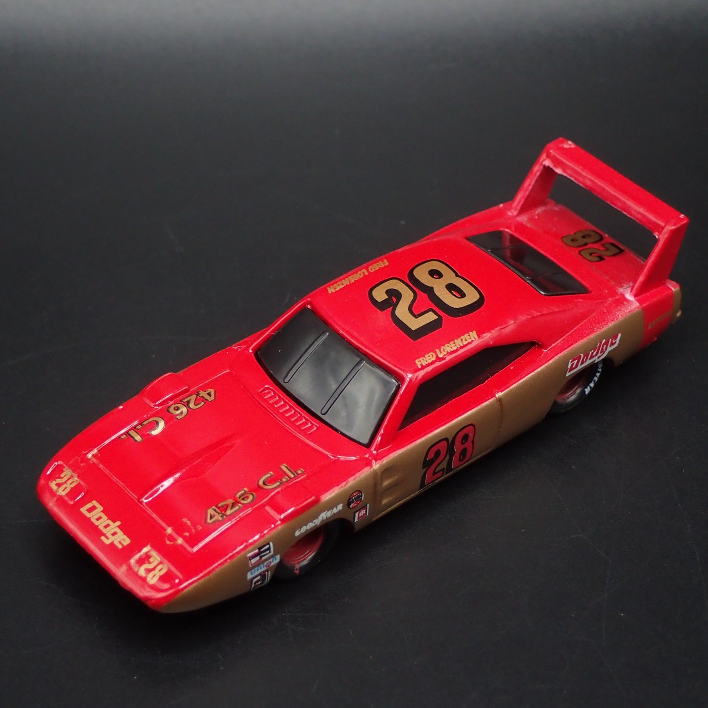 1969 69 DODGE CHARGER DAYTONA NASCAR FRED LORENZEN 1:64 SCALE DIECAST MODEL CAR