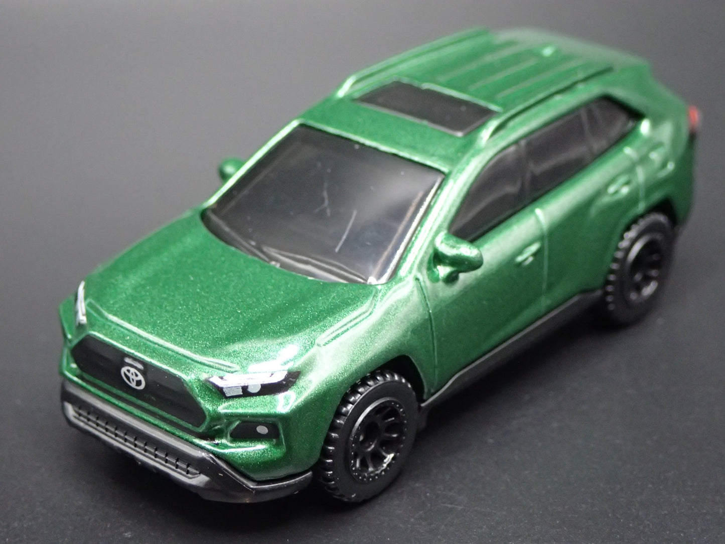 2019-2025 TOYOTA RAV4 TRD SUV GREEN 1/64 SCALE COLLECTIBLE DIECAST MODEL TRUCK