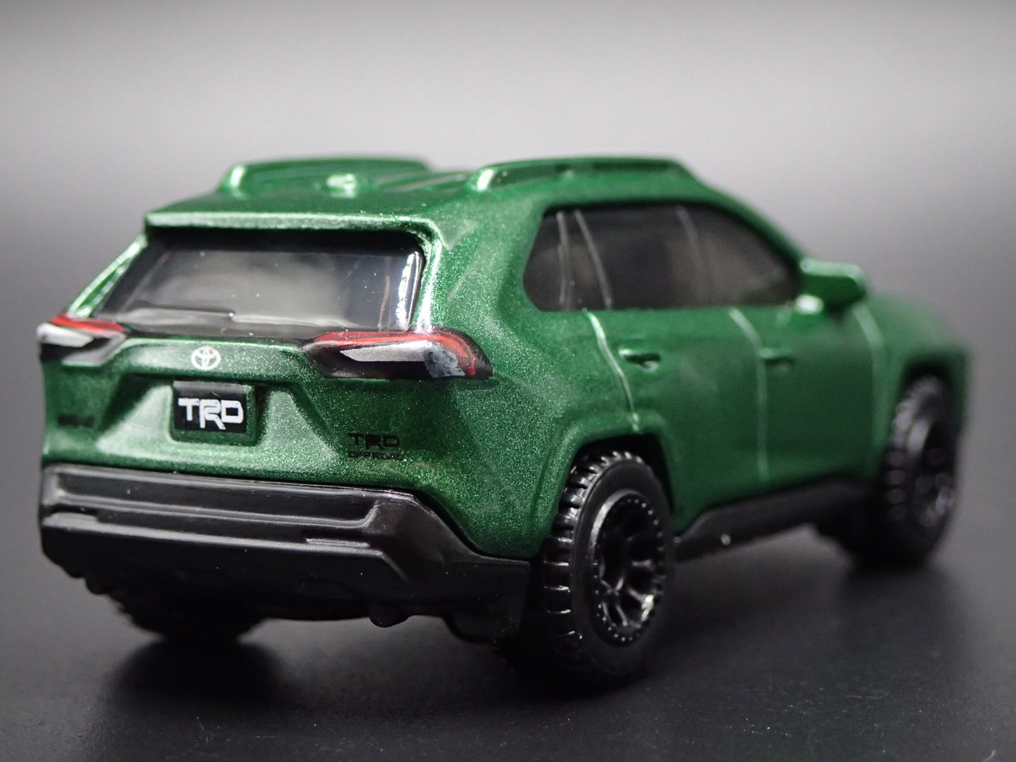 2019-2025 TOYOTA RAV4 TRD SUV GREEN 1/64 SCALE COLLECTIBLE DIECAST MODEL TRUCK