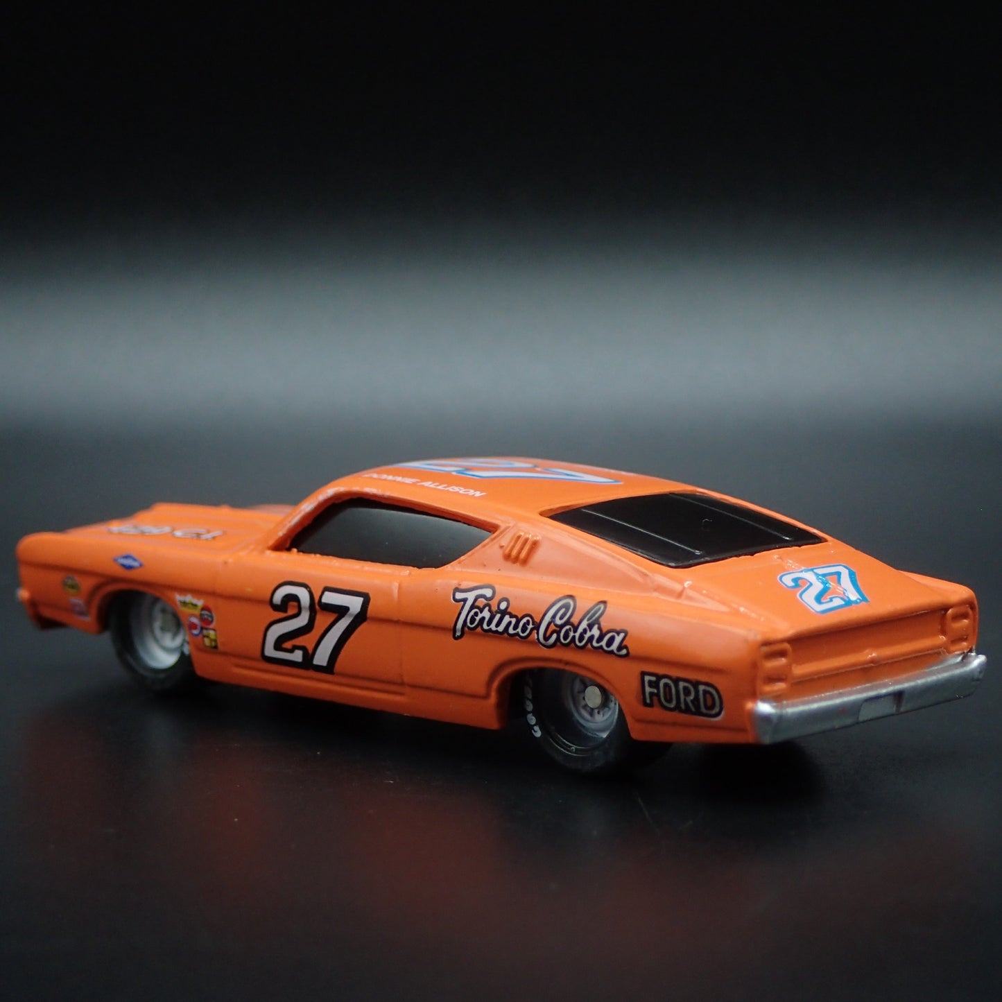 1969 69 FORD TORINO COBRA DONNIE ALLISON #27 NASCAR 1:64 SCALE DIECAST MODEL CAR