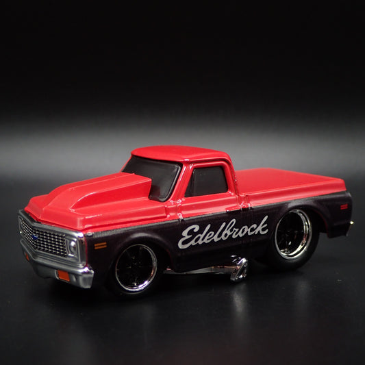 1972 72 CHEVY CHEVROLET C10 PICKUP TRUCK EDELBROCK 1:64 SCALE DIECAST MODEL CAR
