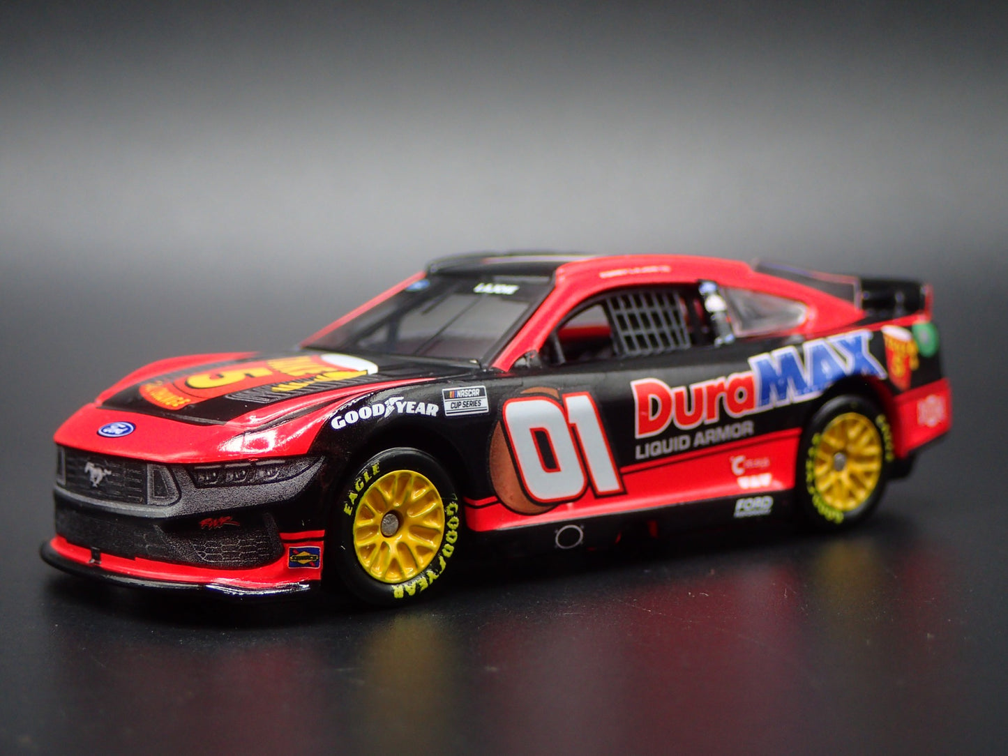 2025 25 FORD MUSTANG #01 COREY LAJOIE TAKE 5 OIL  NASCAR 1:64 DIECAST MODEL CAR