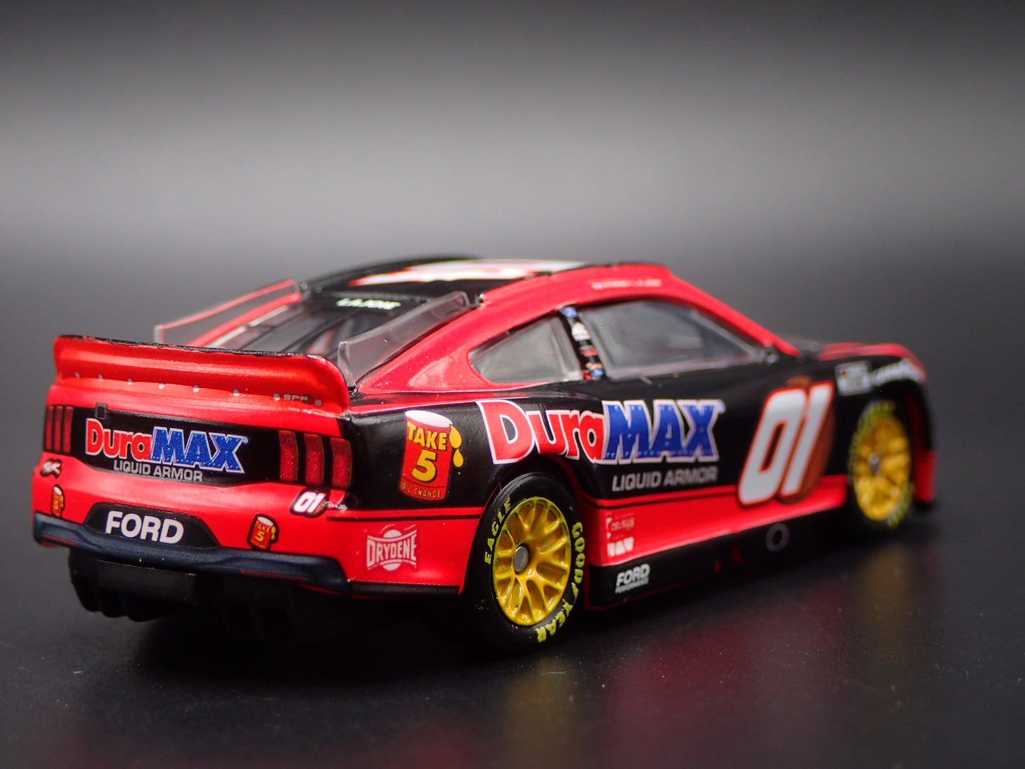 2025 25 FORD MUSTANG #01 COREY LAJOIE TAKE 5 OIL  NASCAR 1:64 DIECAST MODEL CAR