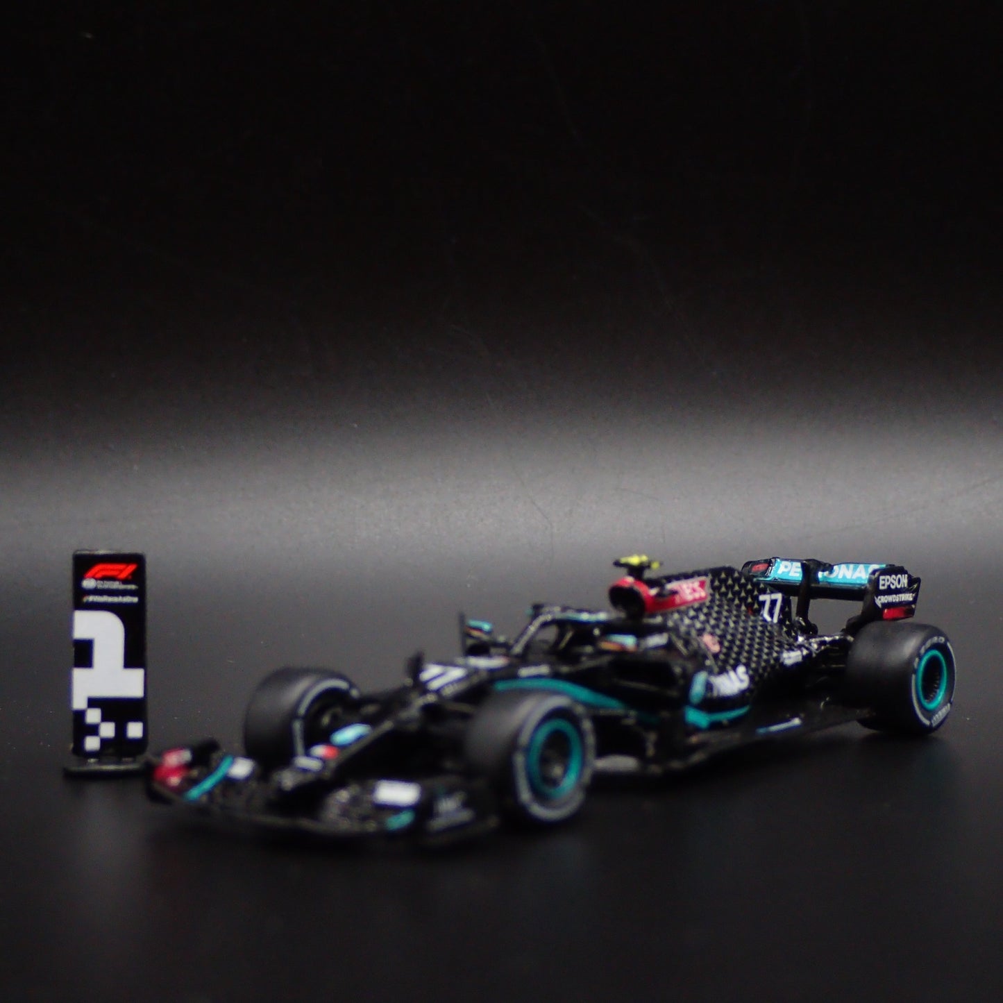 MERCEDES-AMG F1 W11 EQ PERFORMANCE VALTTERI BOTTAS 1:64 SCALE DIECAST MODEL CAR