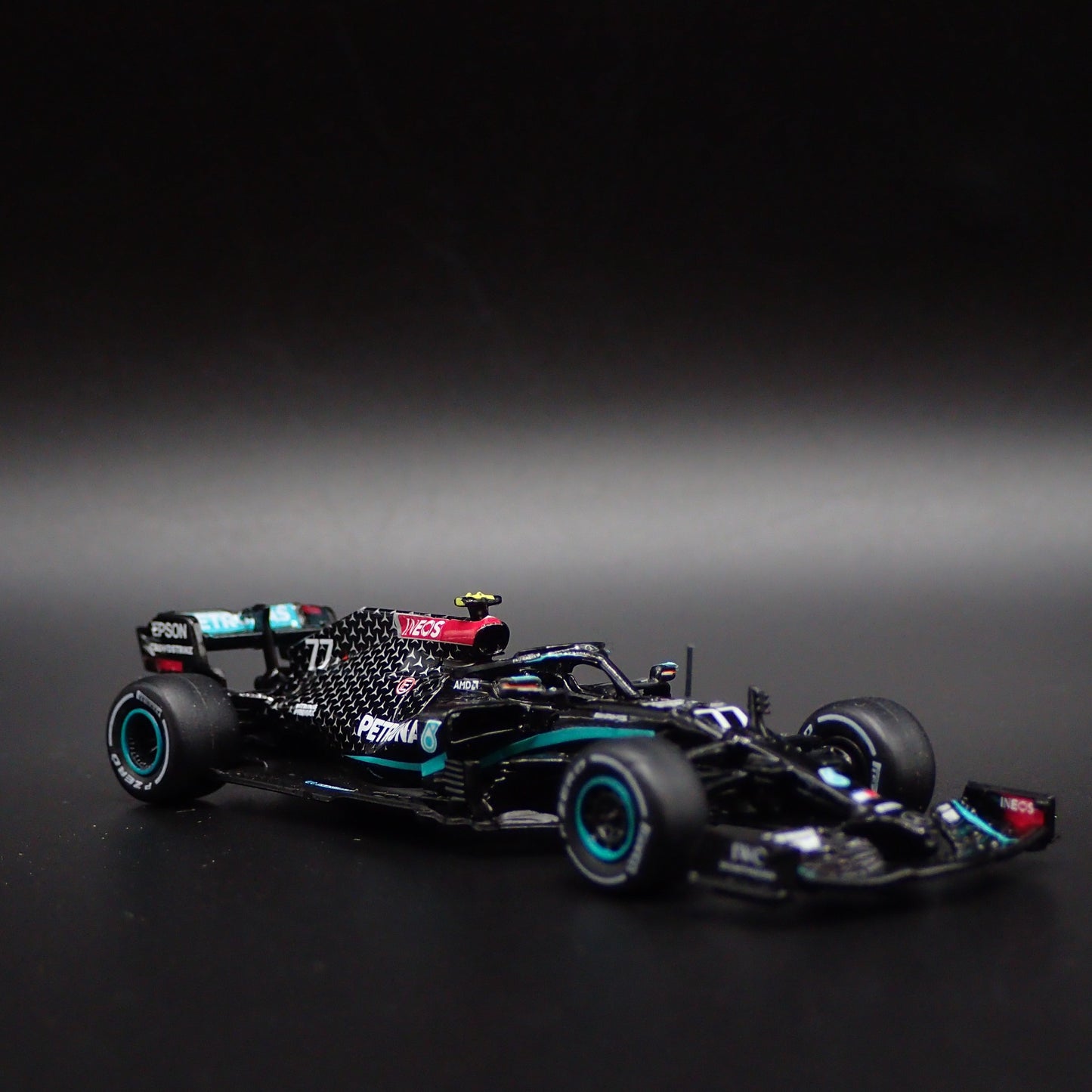 MERCEDES-AMG F1 W11 EQ PERFORMANCE VALTTERI BOTTAS 1:64 SCALE DIECAST MODEL CAR