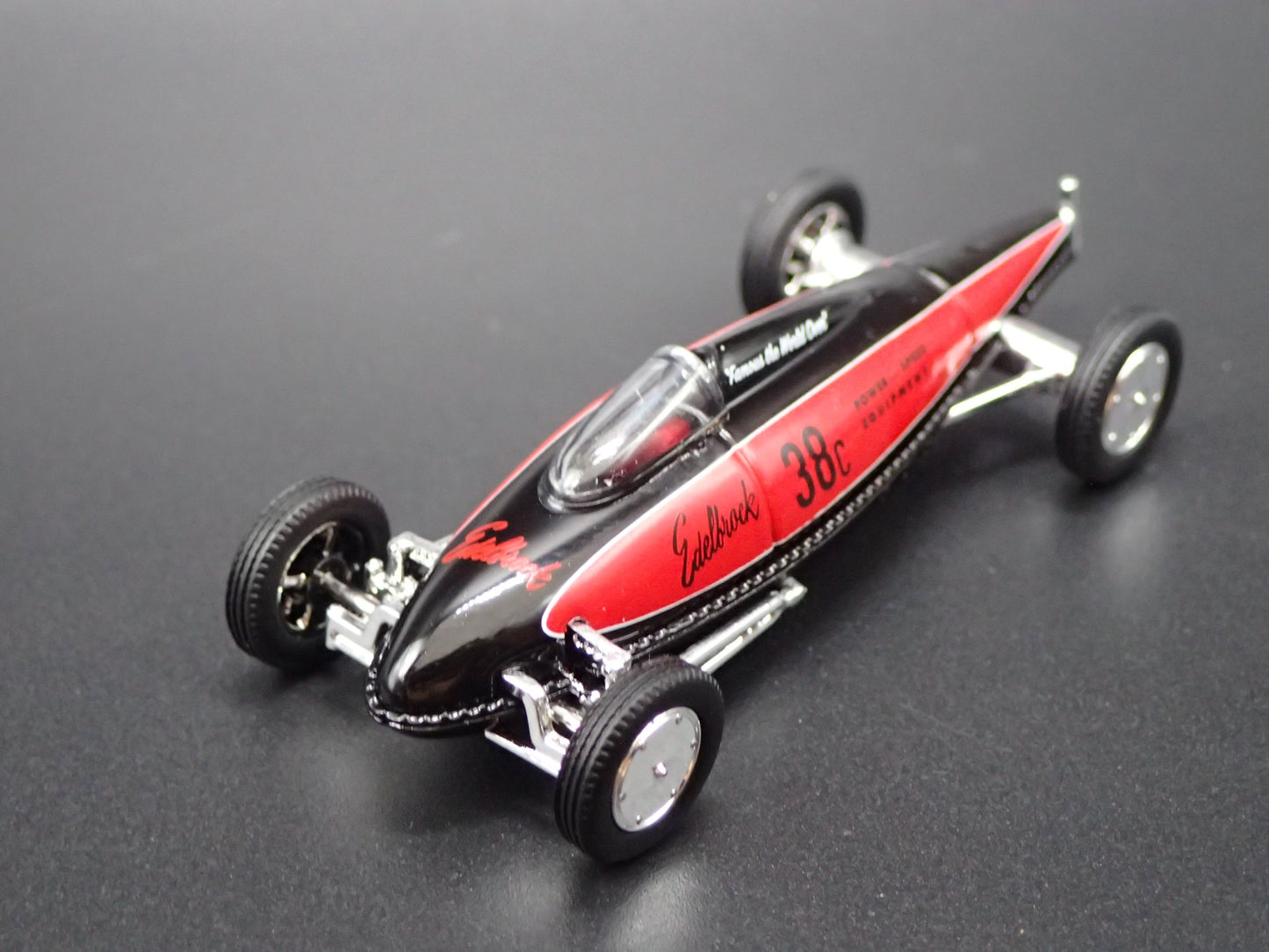 VINTAGE RACING 1938-1950 BELLY TANKER EDELBROCK 1/64 SCALE DIECAST MODEL CAR