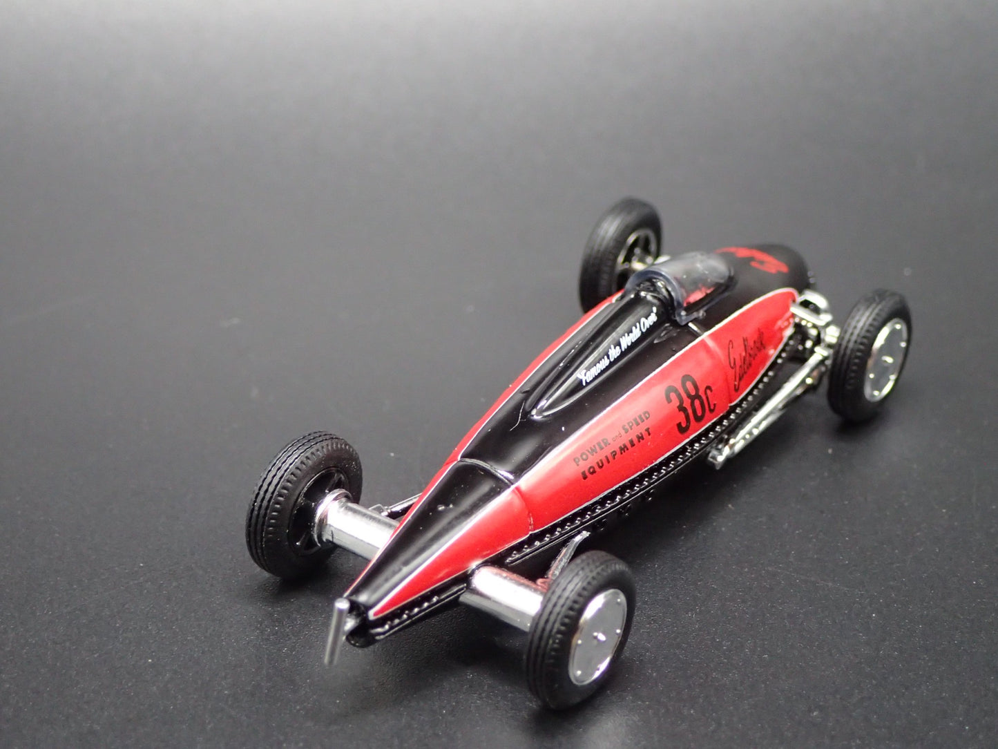 VINTAGE RACING 1938-1950 BELLY TANKER EDELBROCK 1/64 SCALE DIECAST MODEL CAR