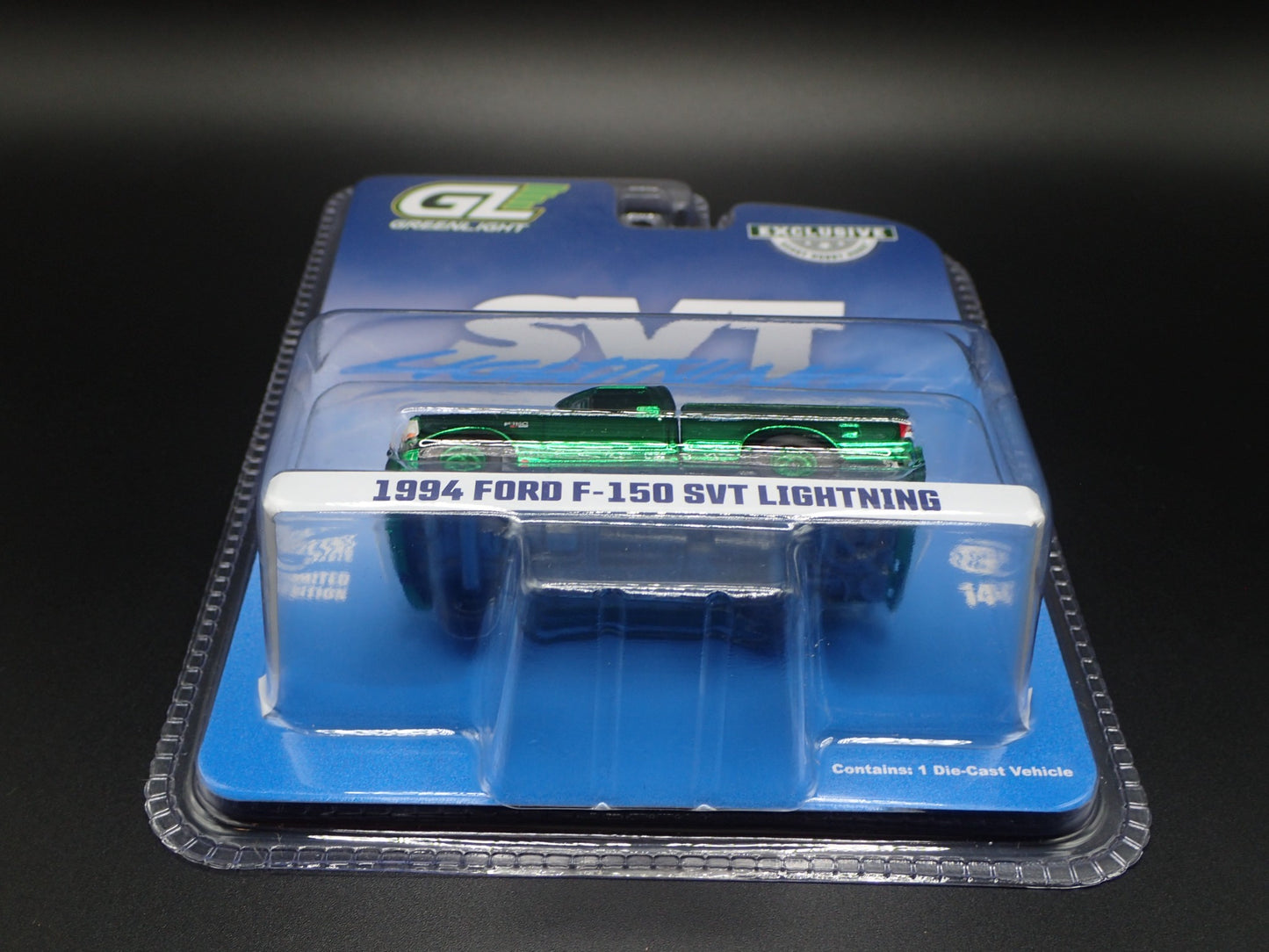 2025 GREENLIGHT GREEN MACHINE 1994 FORD F150 SVT LIGHTNING TRUCK HOBBY EXCLUSIVE