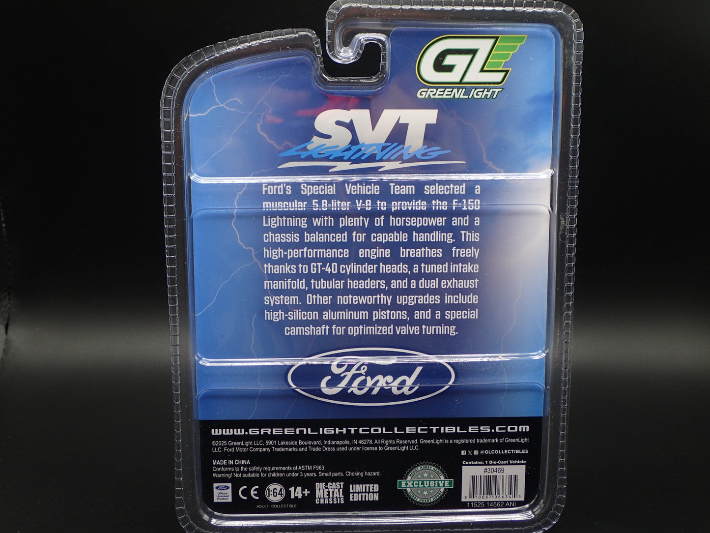 2025 GREENLIGHT GREEN MACHINE 1994 FORD F150 SVT LIGHTNING TRUCK HOBBY EXCLUSIVE