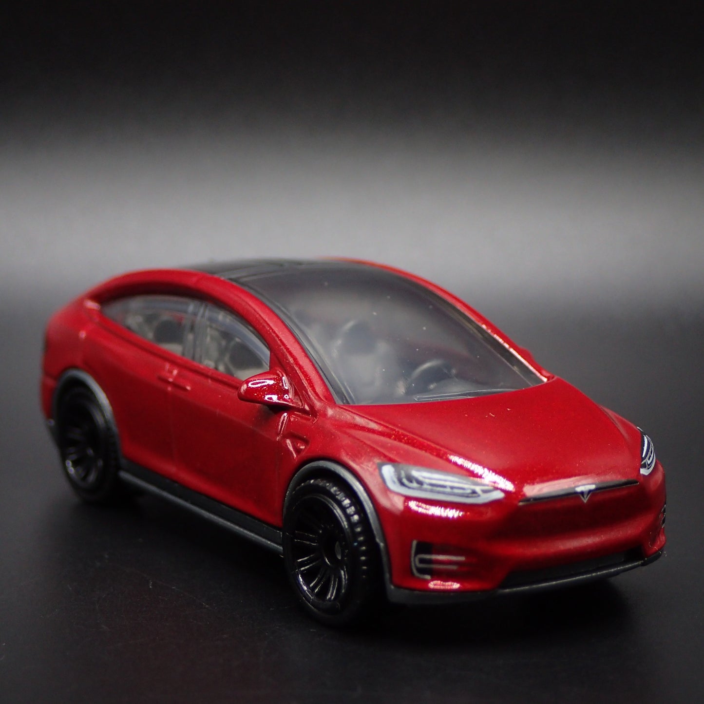 2016-2025 TESLA MODEL X SUV RED 1:64 SCALE COLLECTIBLE DIORAMA DIECAST MODEL CAR