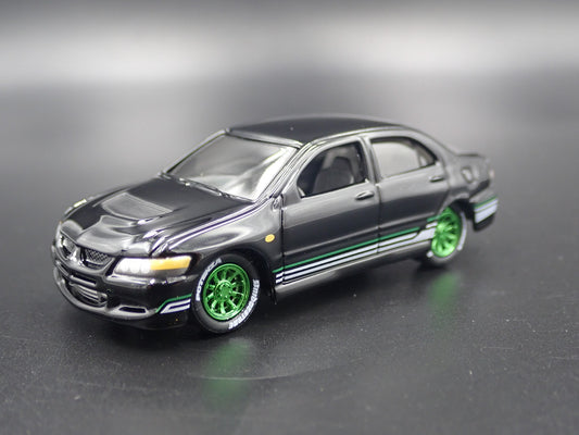 1999-2007 MITSUBISHI LANCER EVOLUTION EVO IV BLACK 1:64 SCALE DIECAST MODEL CAR