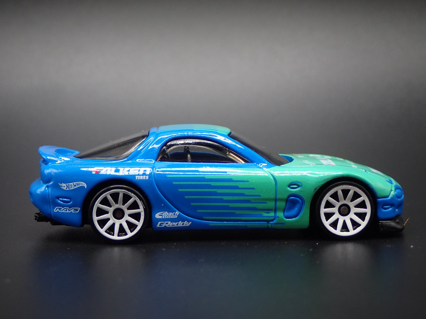 1992-2002 MAZDA RX7 JDM FALKEN 1:64 SCALE COLLECTIBLE DIORAMA DIECAST MODEL CAR