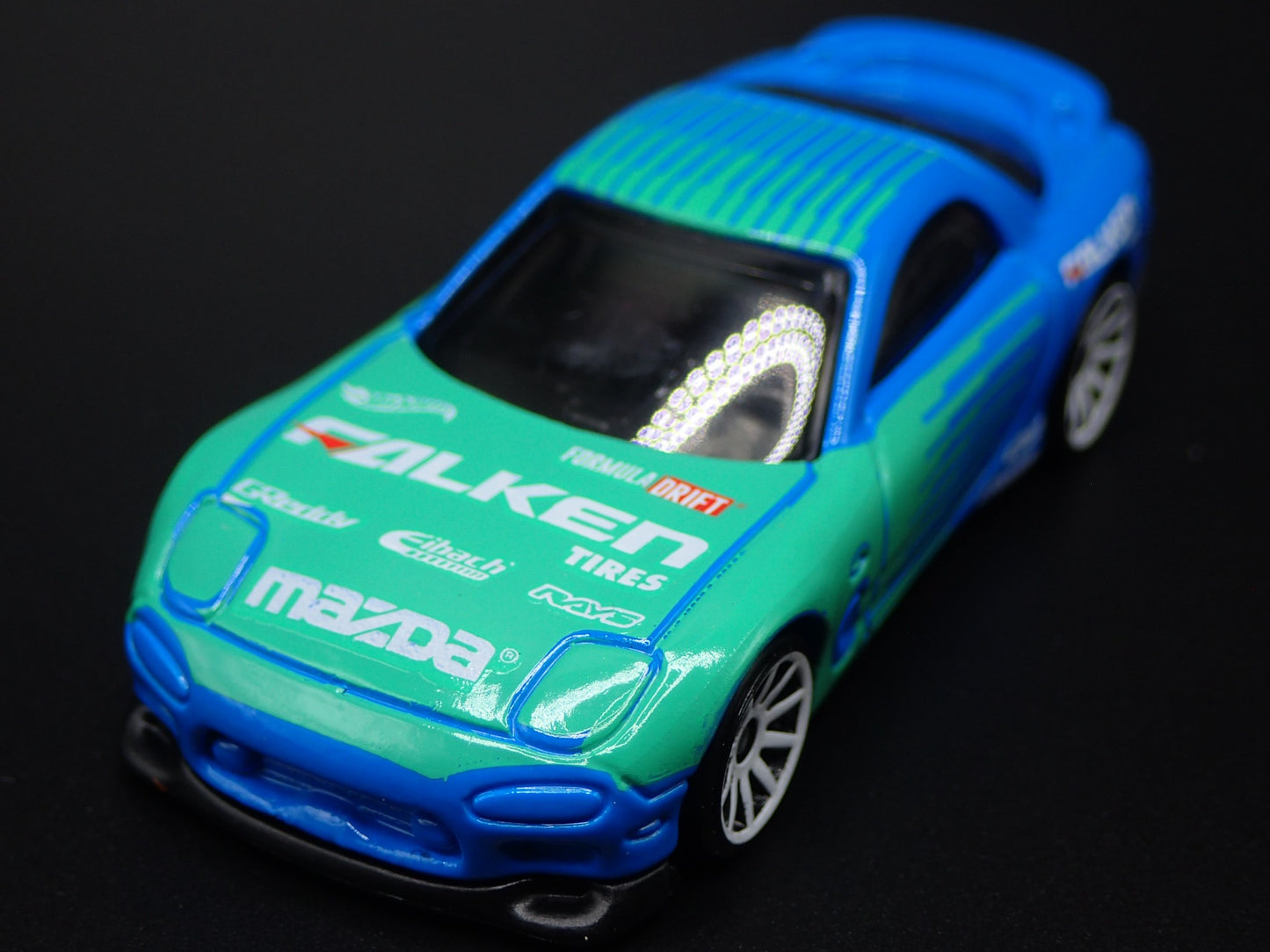 1992-2002 MAZDA RX7 JDM FALKEN 1:64 SCALE COLLECTIBLE DIORAMA DIECAST MODEL CAR