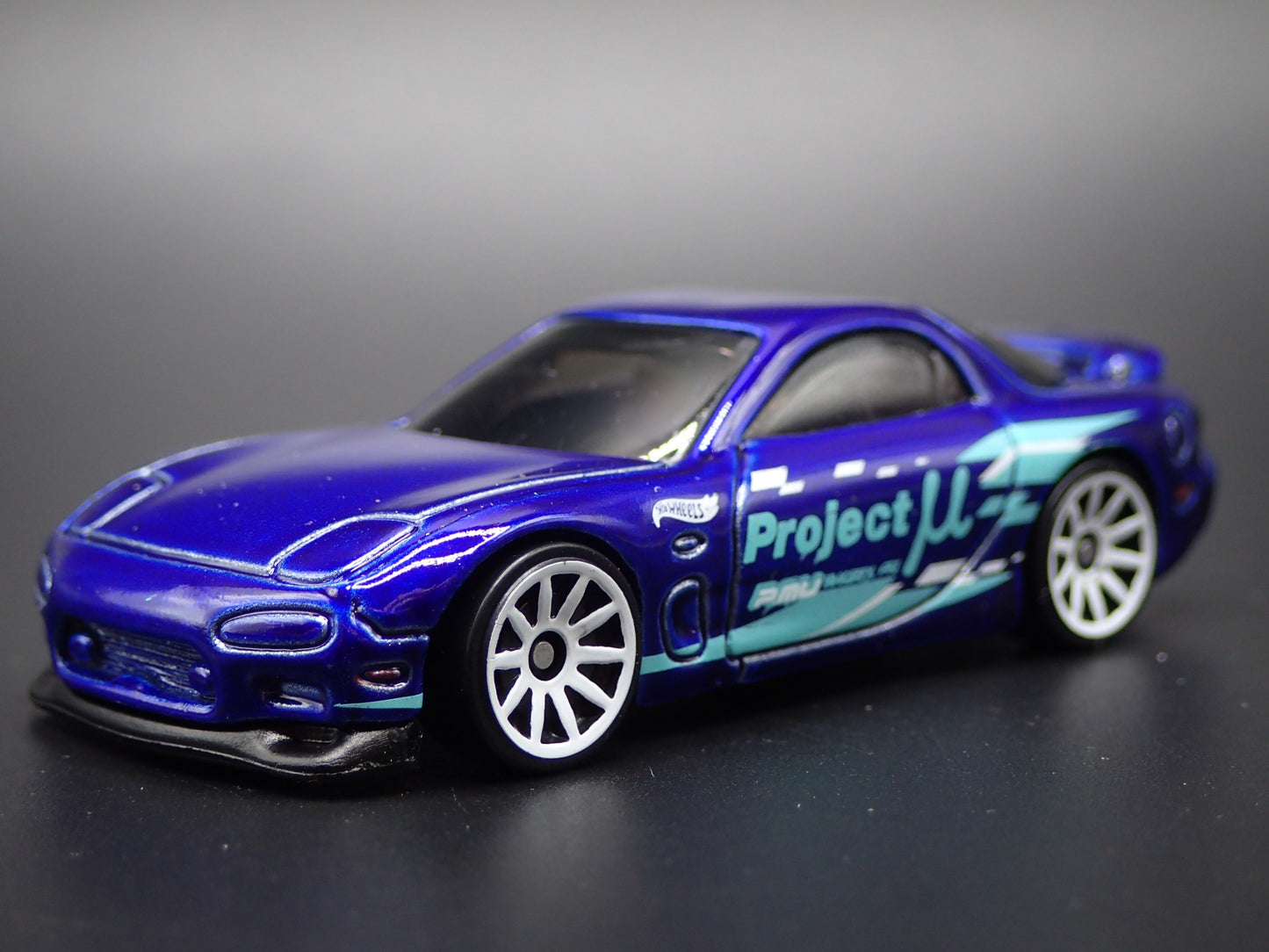 1992-2002 MAZDA RX7 JDM BLUE 1:64 SCALE COLLECTIBLE DIORAMA DIECAST MODEL CAR