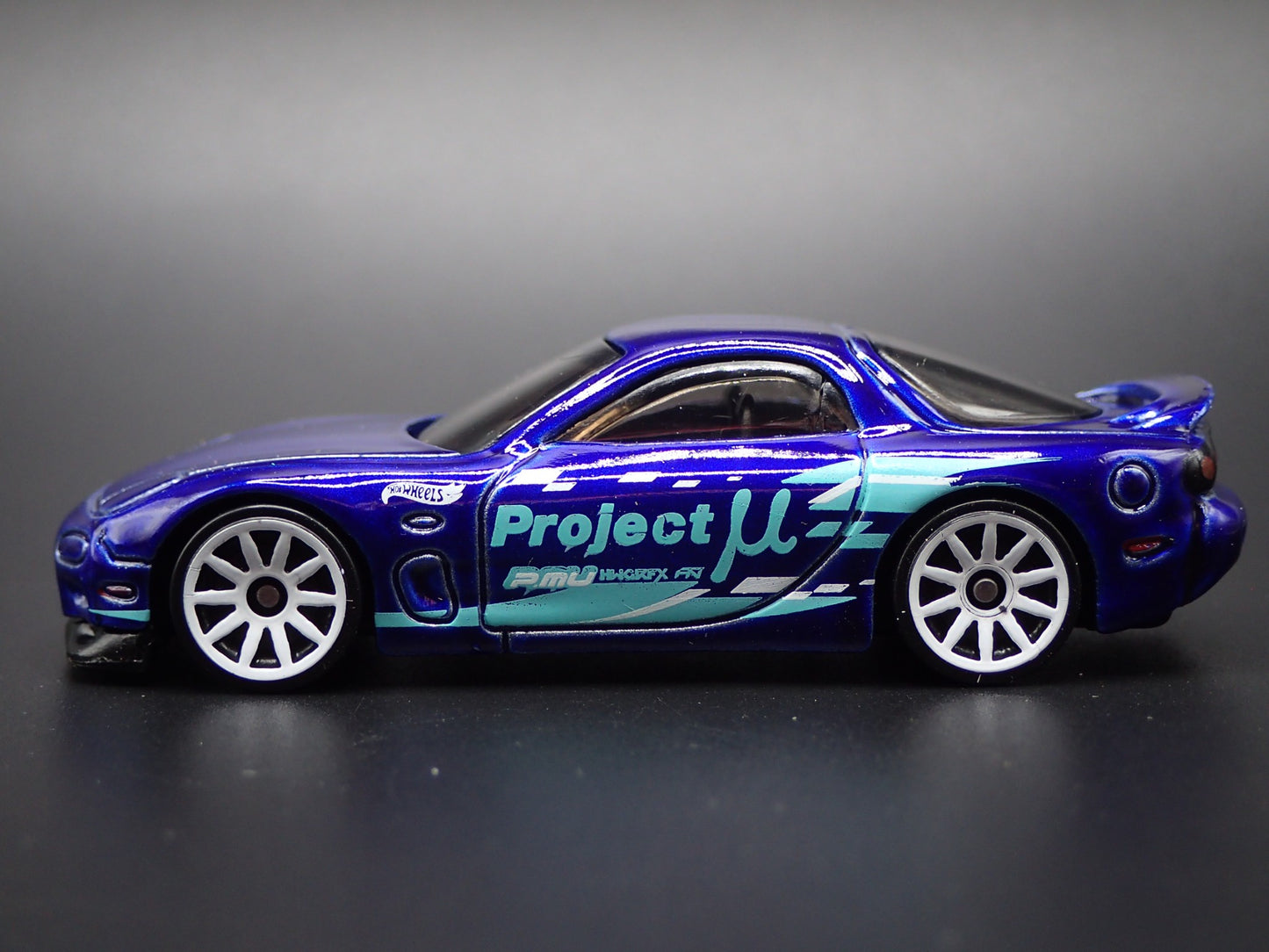 1992-2002 MAZDA RX7 JDM BLUE 1:64 SCALE COLLECTIBLE DIORAMA DIECAST MODEL CAR