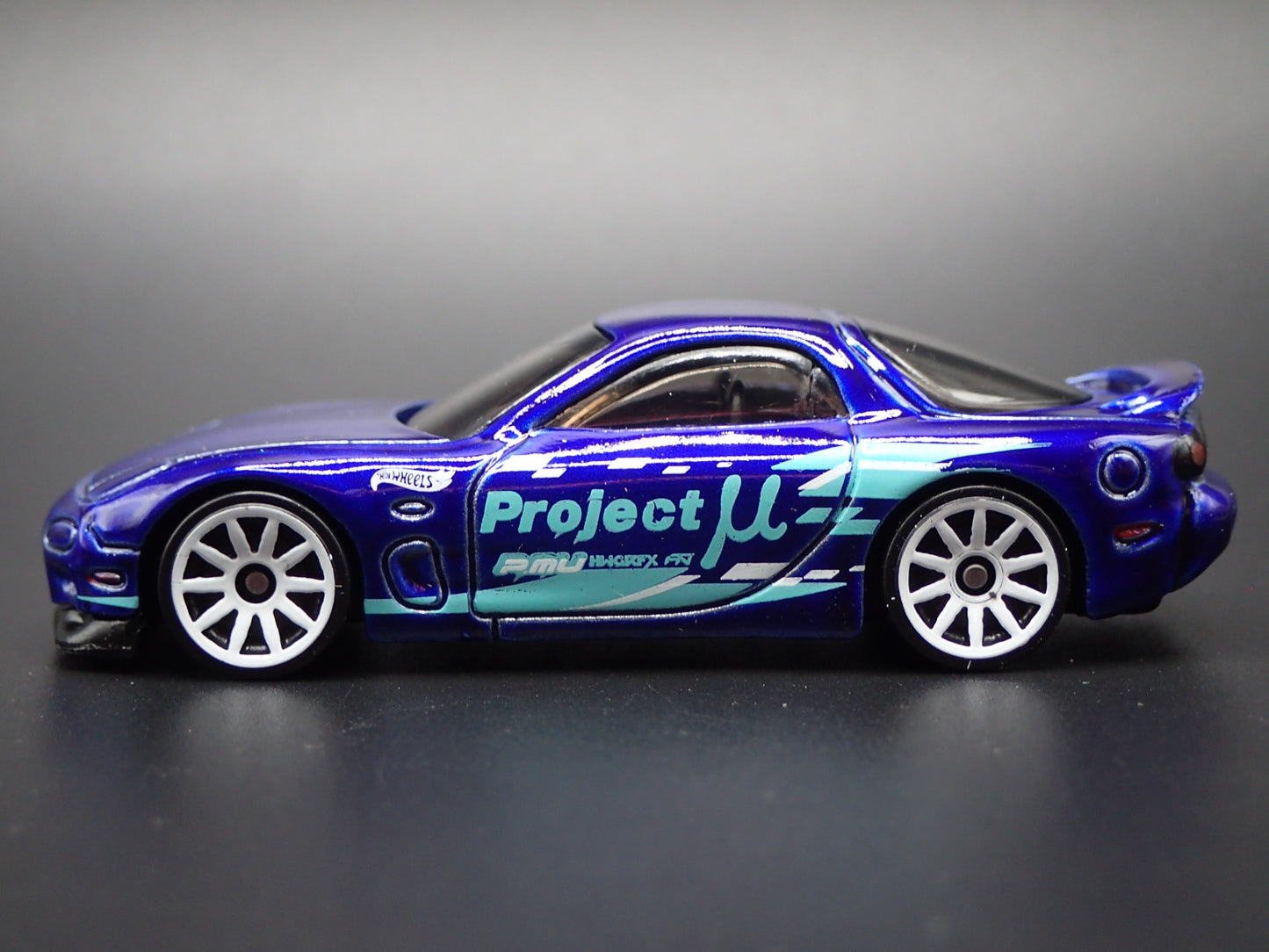 1992-2002 MAZDA RX7 JDM BLUE 1:64 SCALE COLLECTIBLE DIORAMA DIECAST MODEL CAR