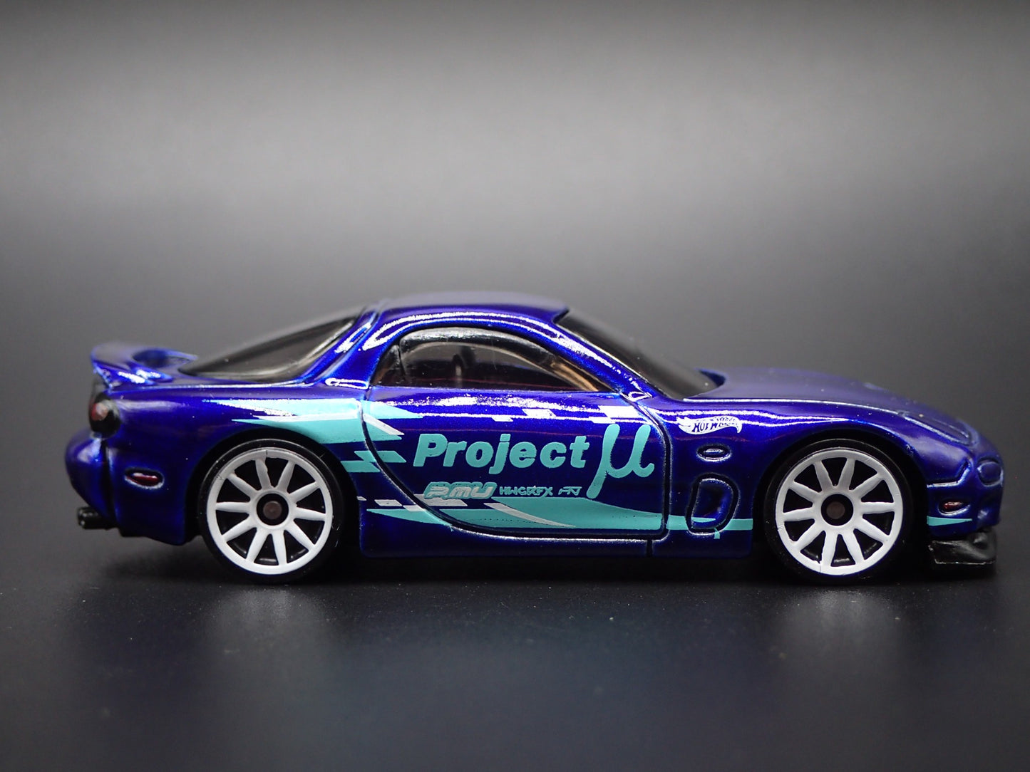 1992-2002 MAZDA RX7 JDM BLUE 1:64 SCALE COLLECTIBLE DIORAMA DIECAST MODEL CAR