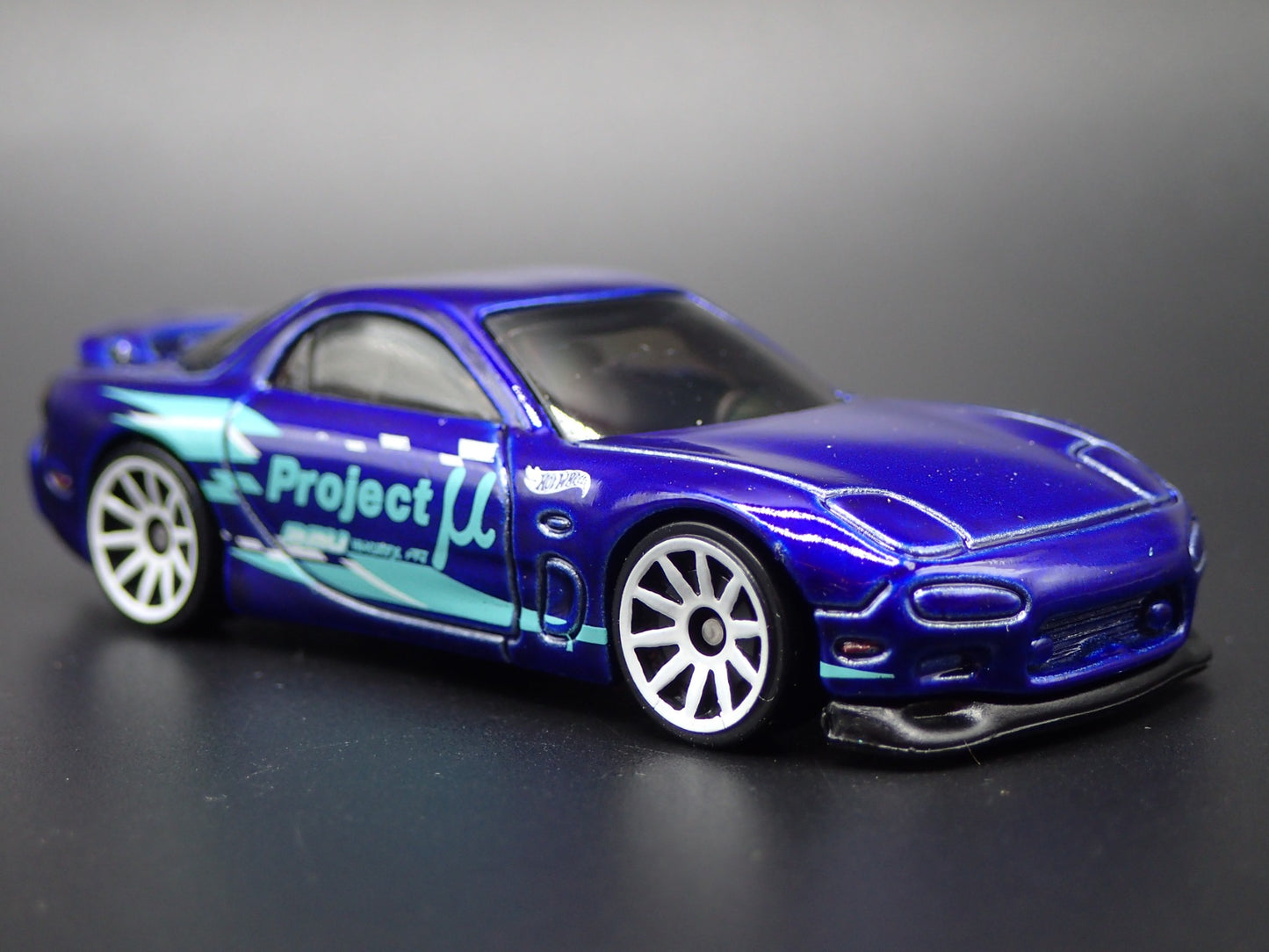 1992-2002 MAZDA RX7 JDM BLUE 1:64 SCALE COLLECTIBLE DIORAMA DIECAST MODEL CAR