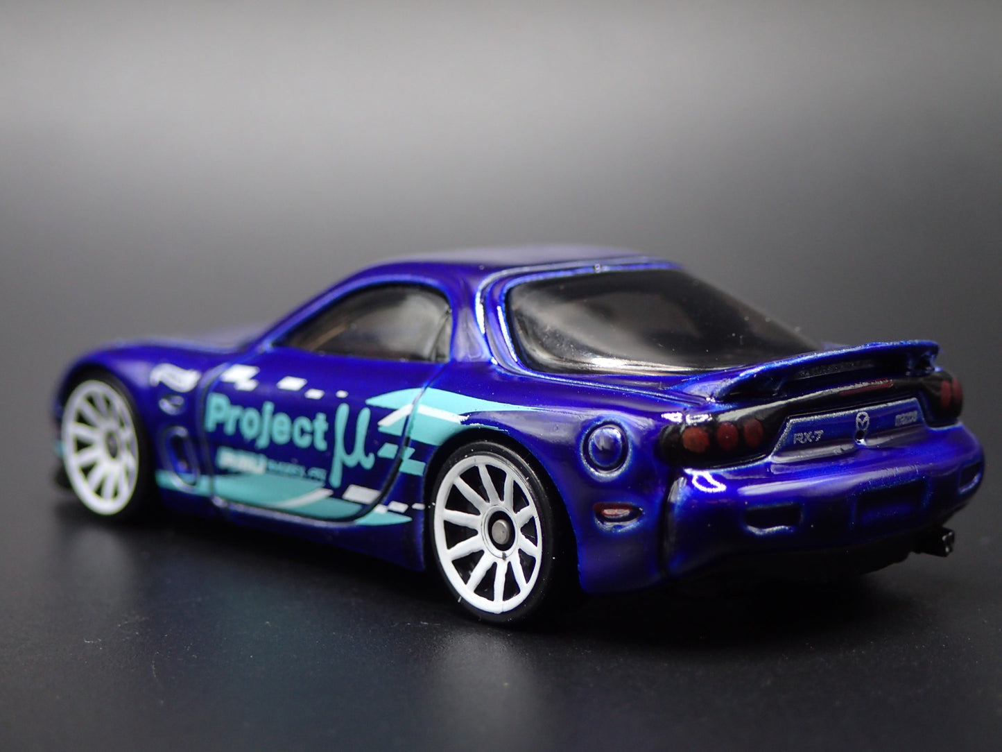 1992-2002 MAZDA RX7 JDM BLUE 1:64 SCALE COLLECTIBLE DIORAMA DIECAST MODEL CAR