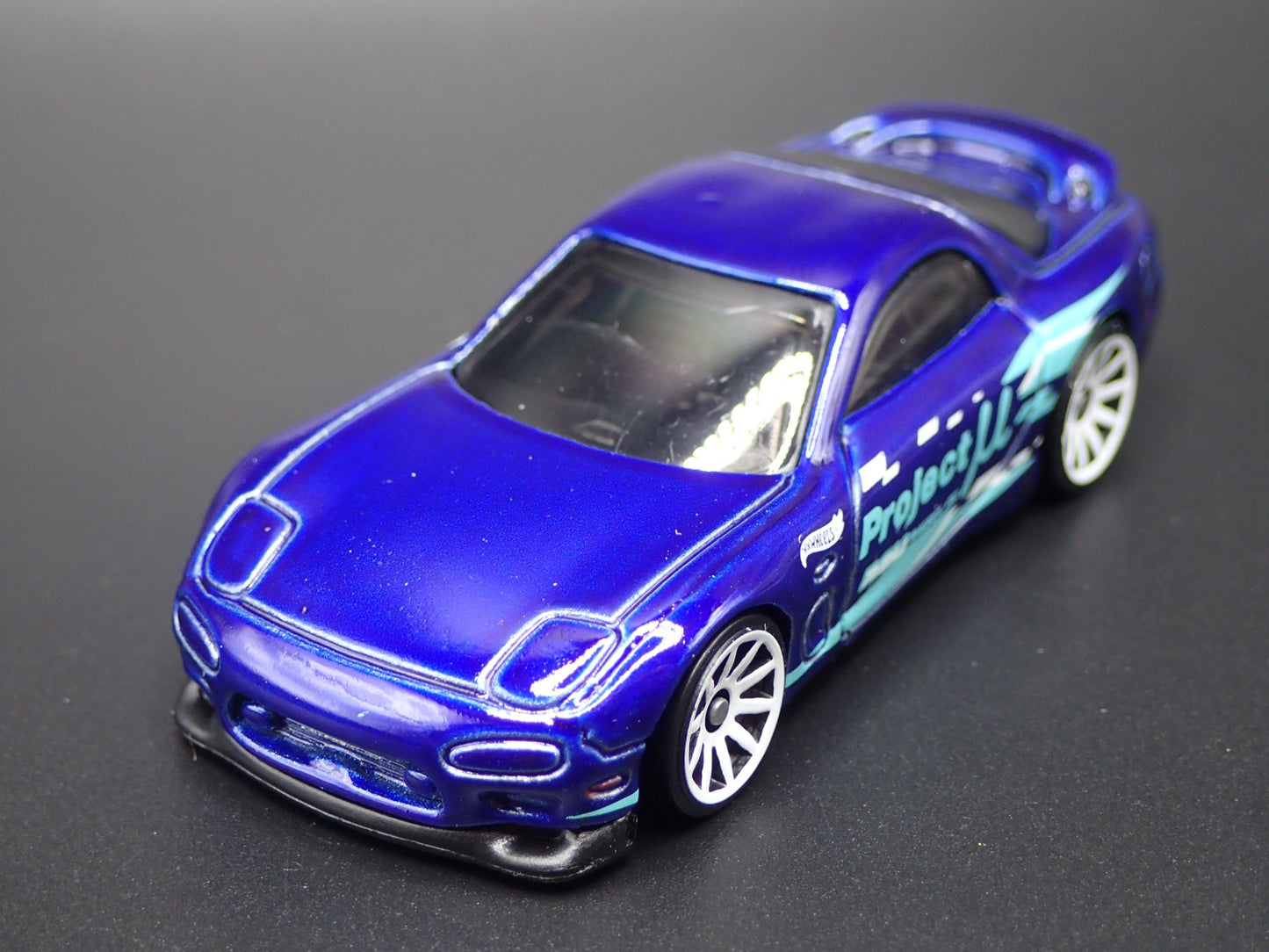 1992-2002 MAZDA RX7 JDM BLUE 1:64 SCALE COLLECTIBLE DIORAMA DIECAST MODEL CAR