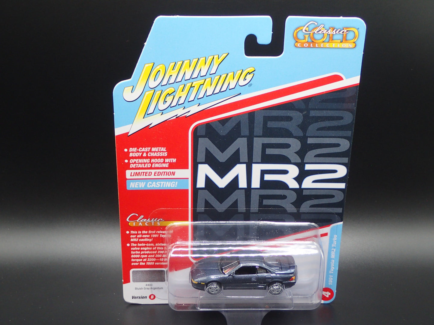 1991 TOYOTA MR2 TURBO 2026 JOHNNY JL WHITE LIGHTNING CLASSIC GOLD RELEASE 3 B