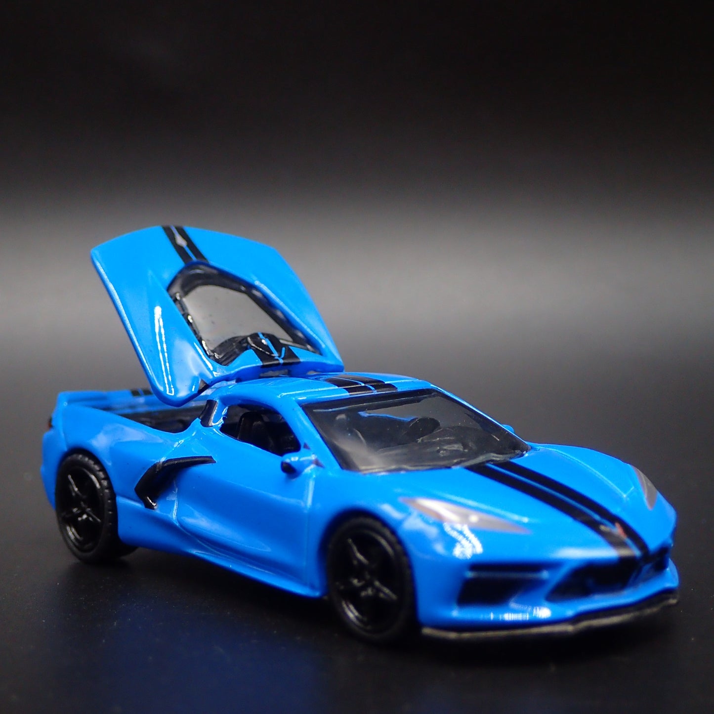 2020-2025 CHEVY CHEVROLET CORVETTE STINGRAY C8 BLUE 1:64 SCALE DIECAST MODEL CAR