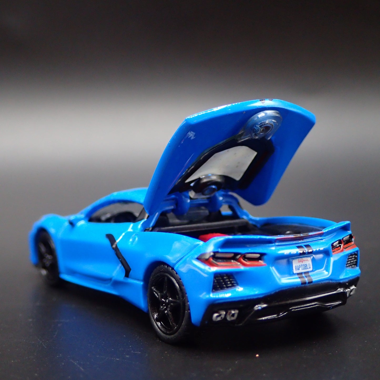 2020-2025 CHEVY CHEVROLET CORVETTE STINGRAY C8 BLUE 1:64 SCALE DIECAST MODEL CAR