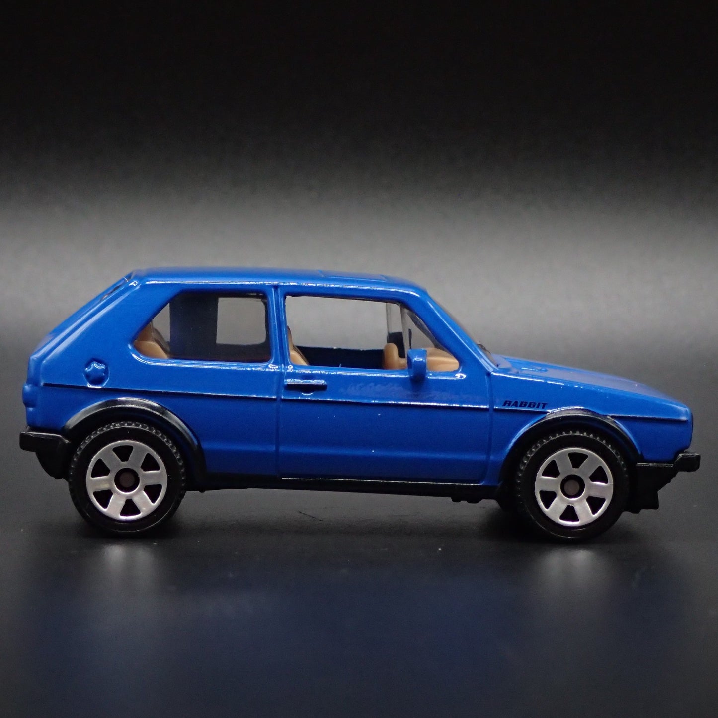 1974-1983 VW VOLKSWAGEN GOLF MK1 BLUE RARE 1:64 SCALE DIORAMA DIECAST MODEL CAR