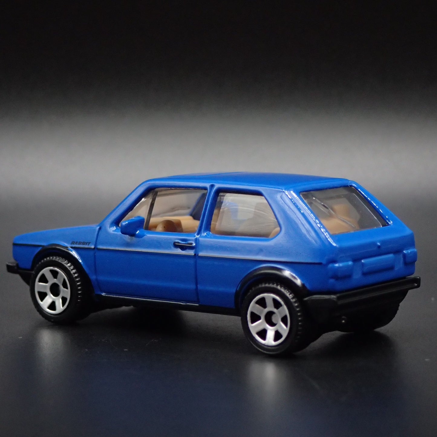 1974-1983 VW VOLKSWAGEN GOLF MK1 BLUE RARE 1:64 SCALE DIORAMA DIECAST MODEL CAR