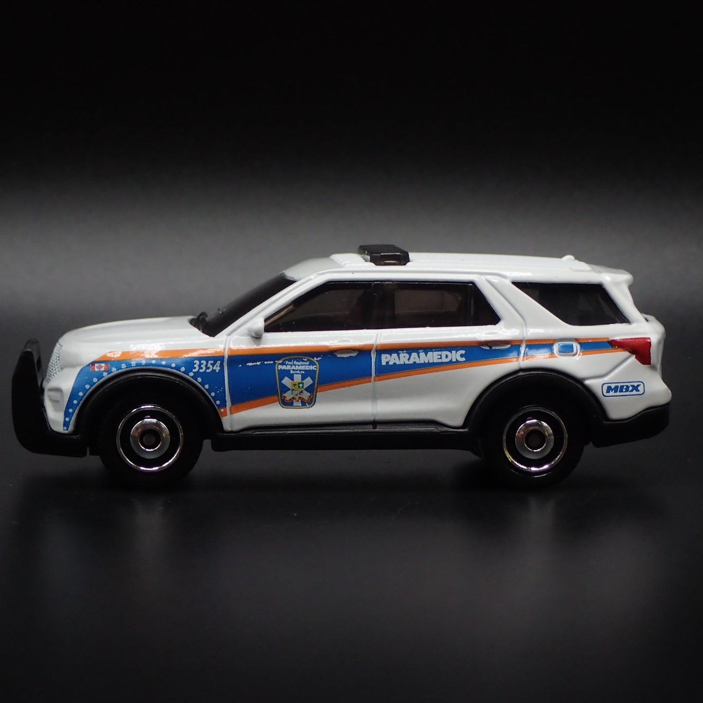 2020-2025 FORD EXPLORER POLICE UTILITY PARAMEDIC 1/64 MB SCALE DIECAST MODEL CAR
