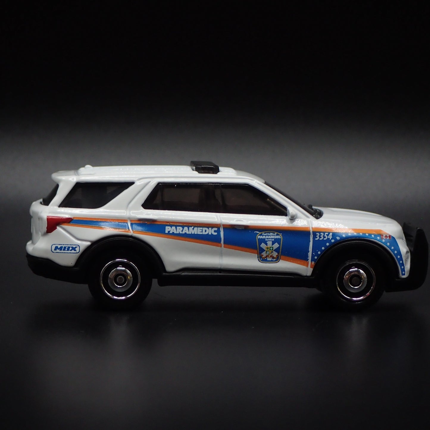 2020-2025 FORD EXPLORER POLICE UTILITY PARAMEDIC 1/64 MB SCALE DIECAST MODEL CAR