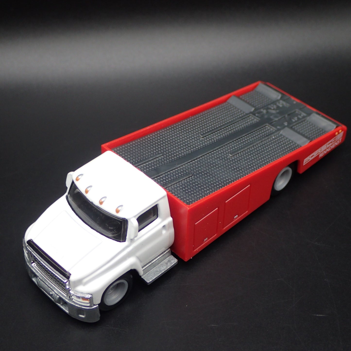 MODERN RAMP TRUCK PORSCHE RENNDIENST 1:64 SCALE COLLECTIBLE DIECAST MODEL CAR