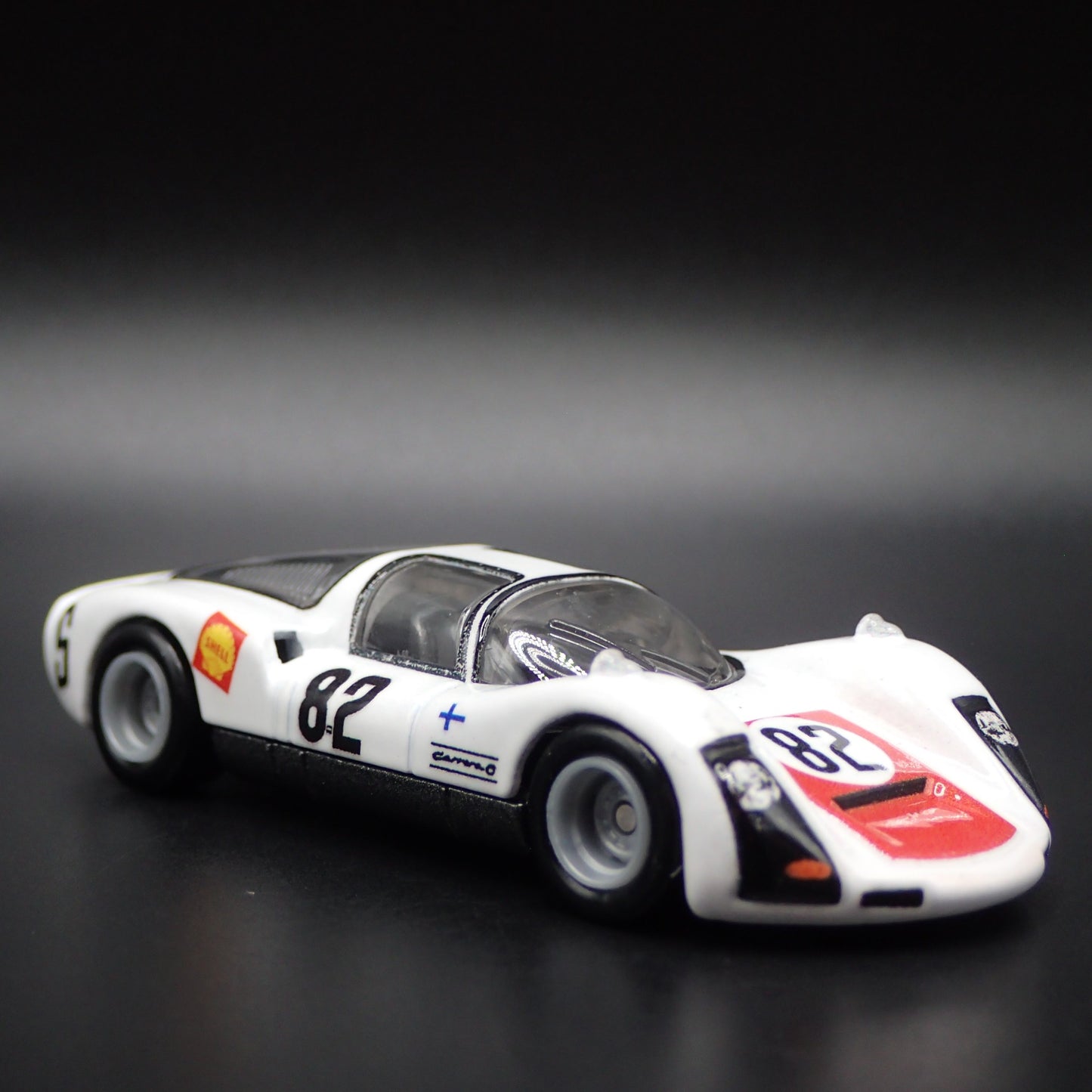 1966 PORSCHE 906 CARRERA 6 RACE CAR SHELL 1:64 SCALE DIORAMA DIECAST MODEL CAR