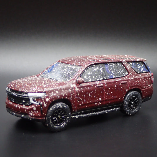 2021-2025 CHEVY CHEVROLET TAHOE RST SNOW COVERED 1:64 SCALE DIECAST MODEL CAR