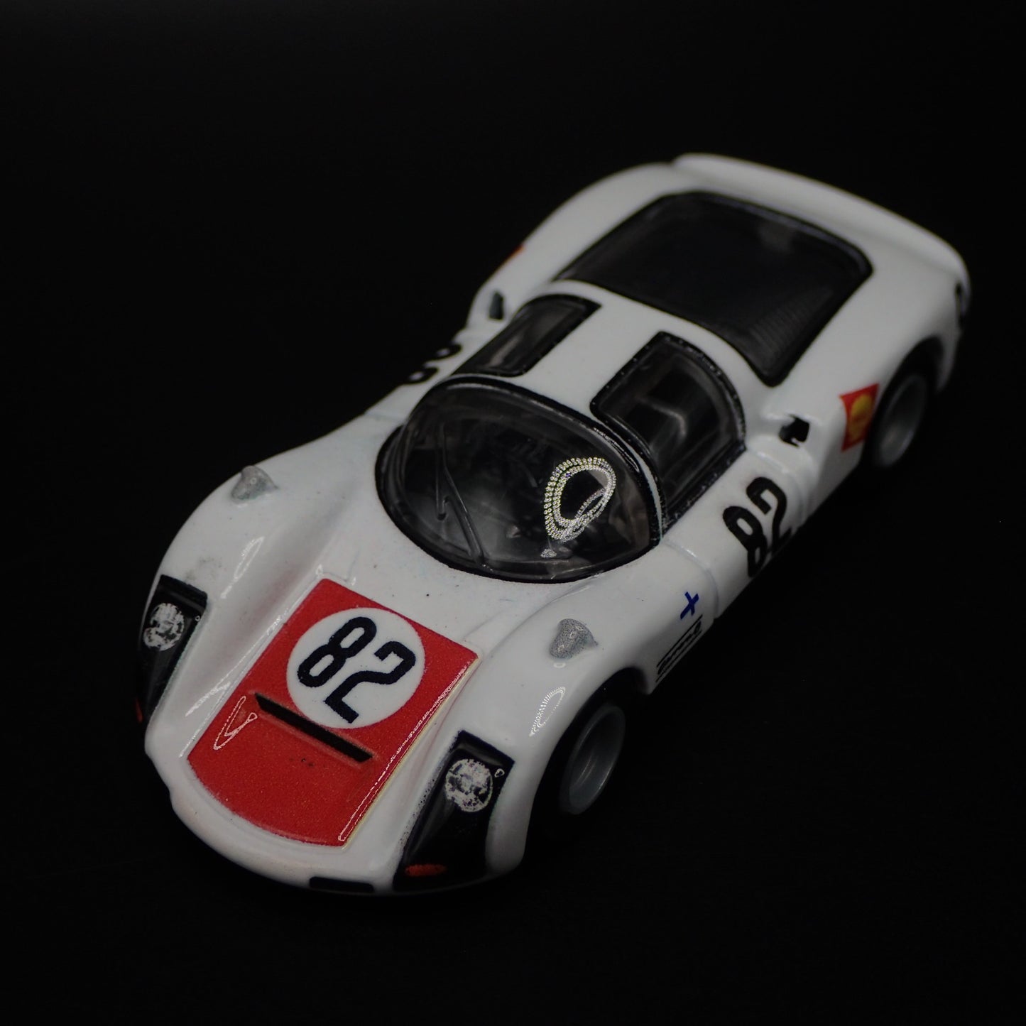 1966 PORSCHE 906 CARRERA 6 RACE CAR SHELL 1:64 SCALE DIORAMA DIECAST MODEL CAR